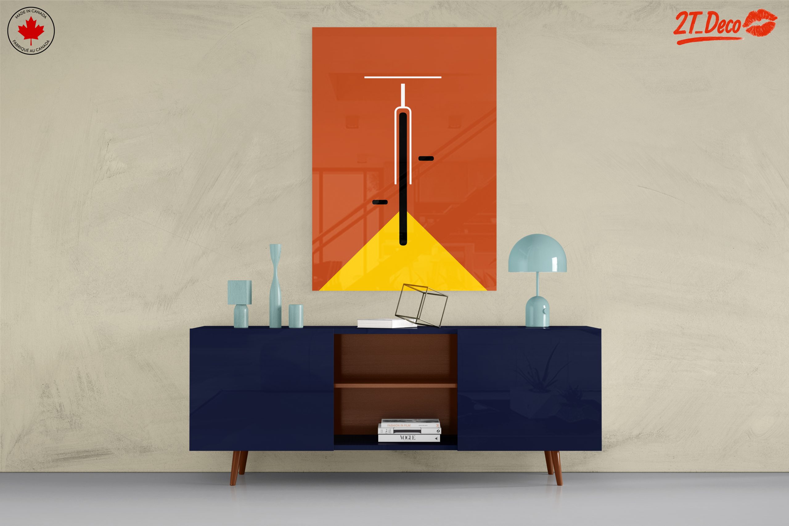 Geometric Minimalist Artwork Featuring Bold Shapes - Image 8