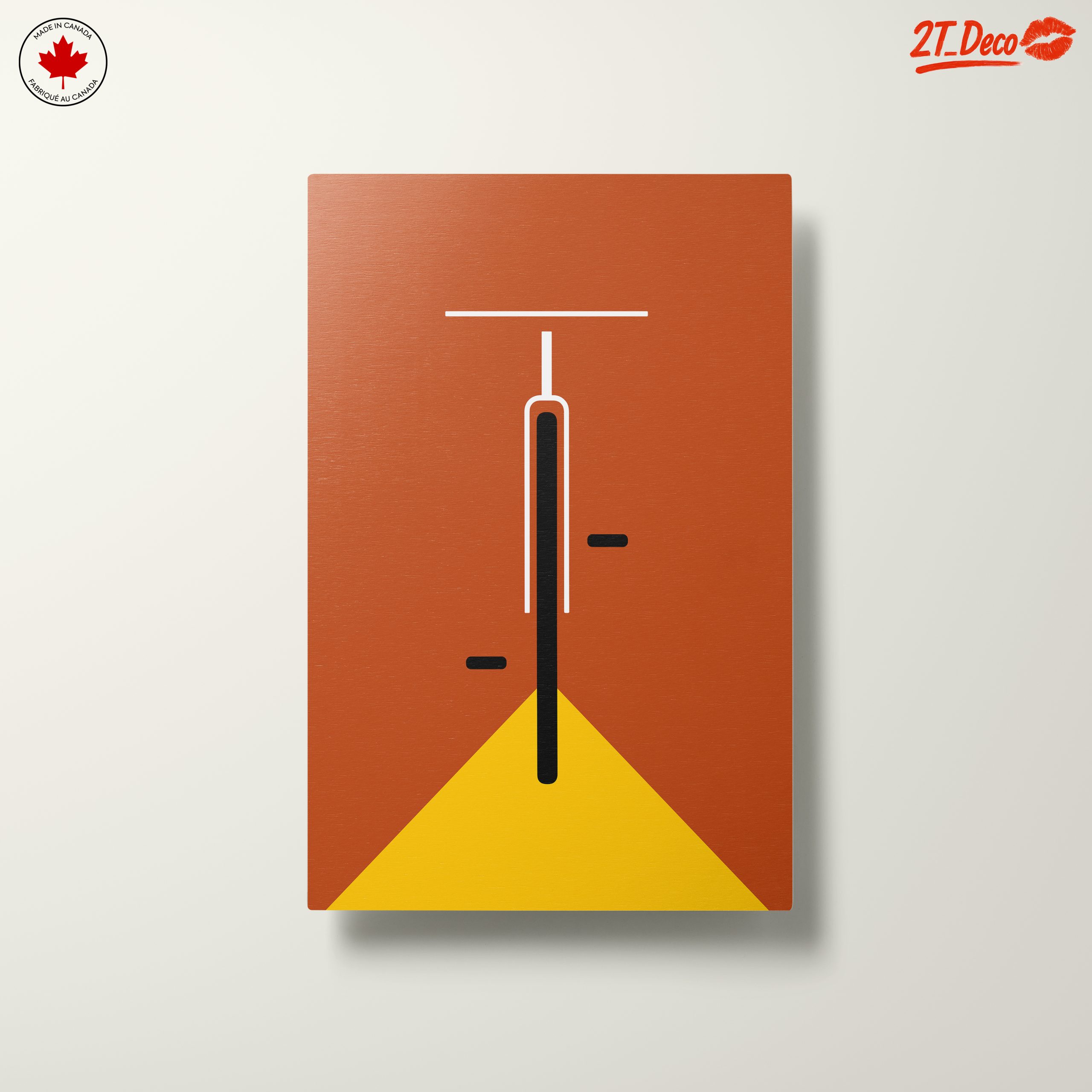 Geometric Minimalist Artwork Featuring Bold Shapes - Image 10