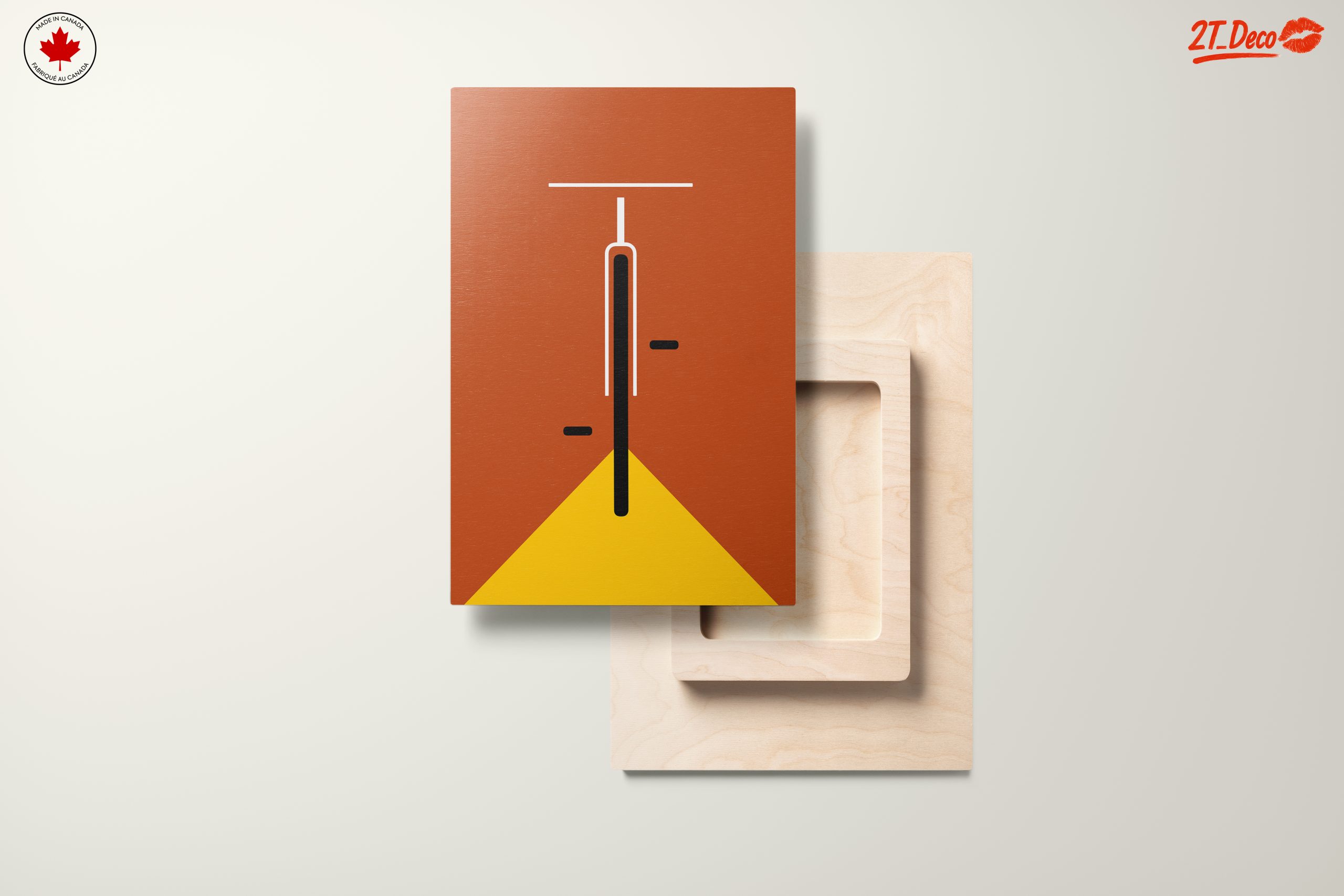 Geometric Minimalist Artwork Featuring Bold Shapes - Image 11