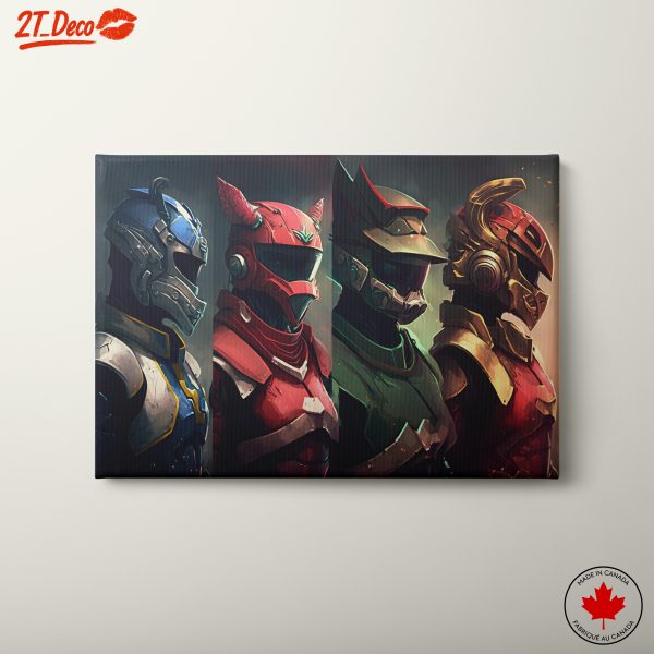 Stylized Dynamic Characters in Battle Gear