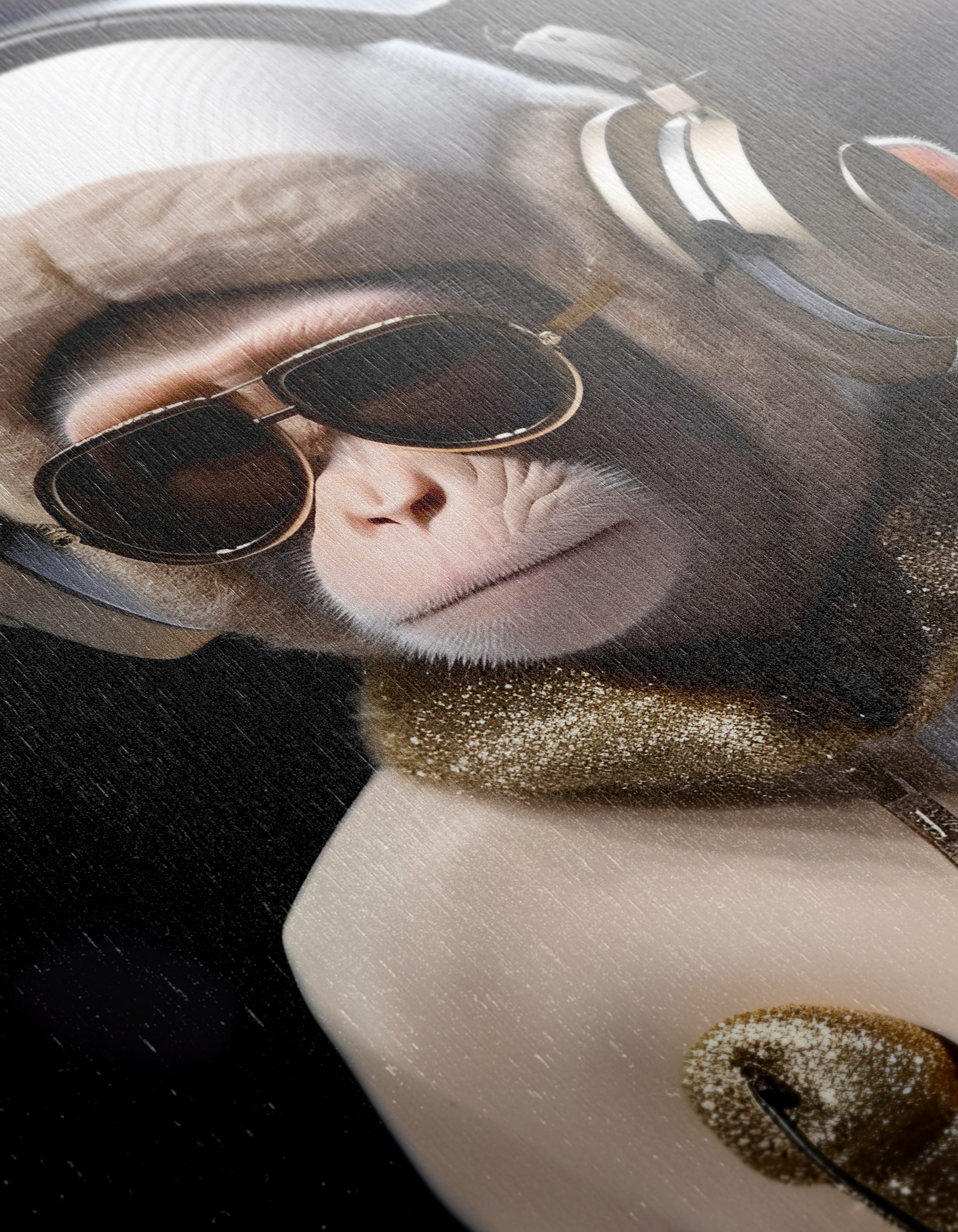 Stylized Monkey Wearing Headphones and Sunglasses - Image 12