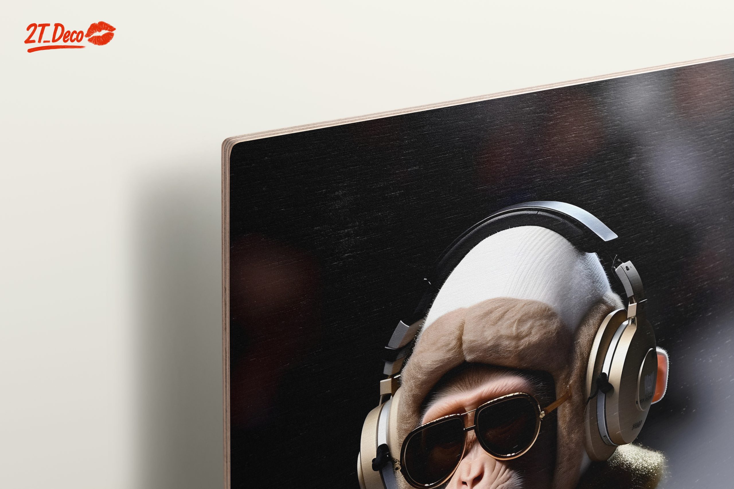 Stylized Monkey Wearing Headphones and Sunglasses - Image 15