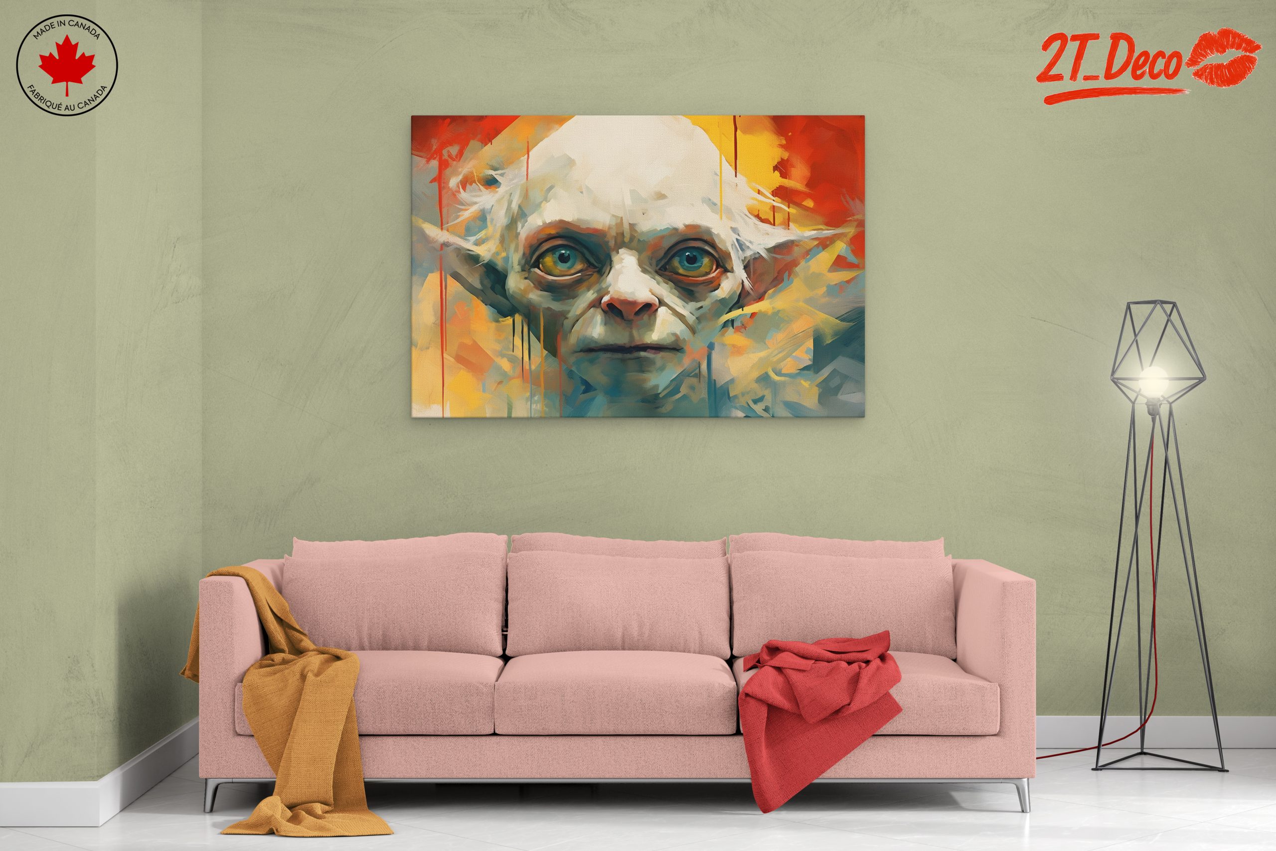 Stylized Character Portrait in Vibrant Colors - Image 2