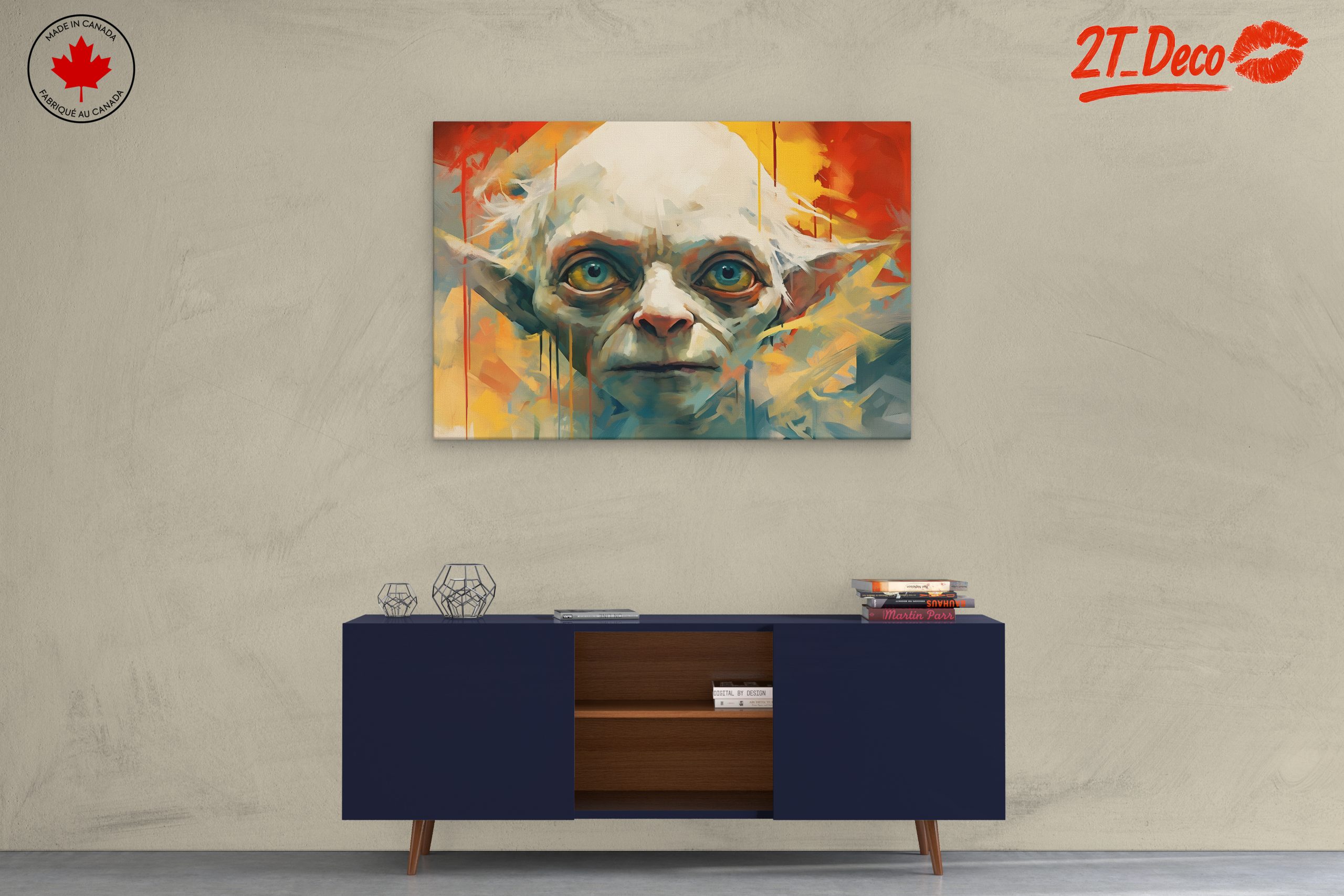 Stylized Character Portrait in Vibrant Colors - Image 3