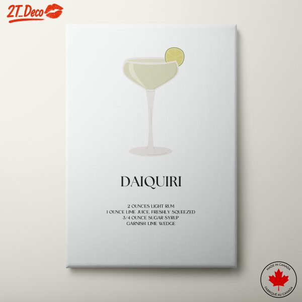 Daiquiri Cocktail Art Illustration