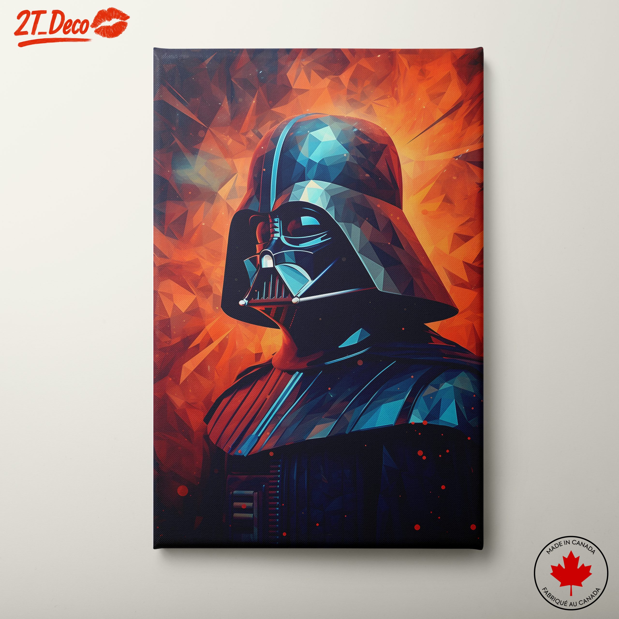 Stylized Darth Vader Character Art 3