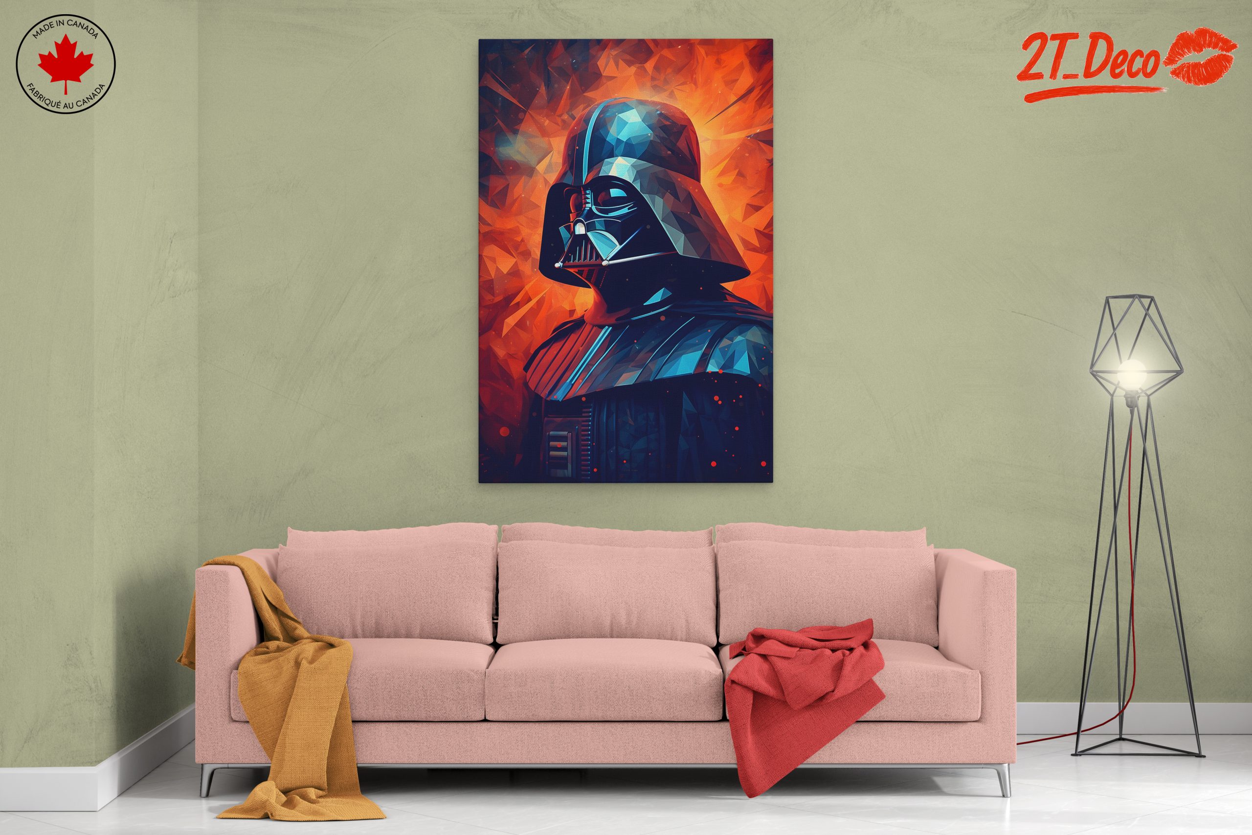 Stylized Darth Vader Character Art 3 - Image 2