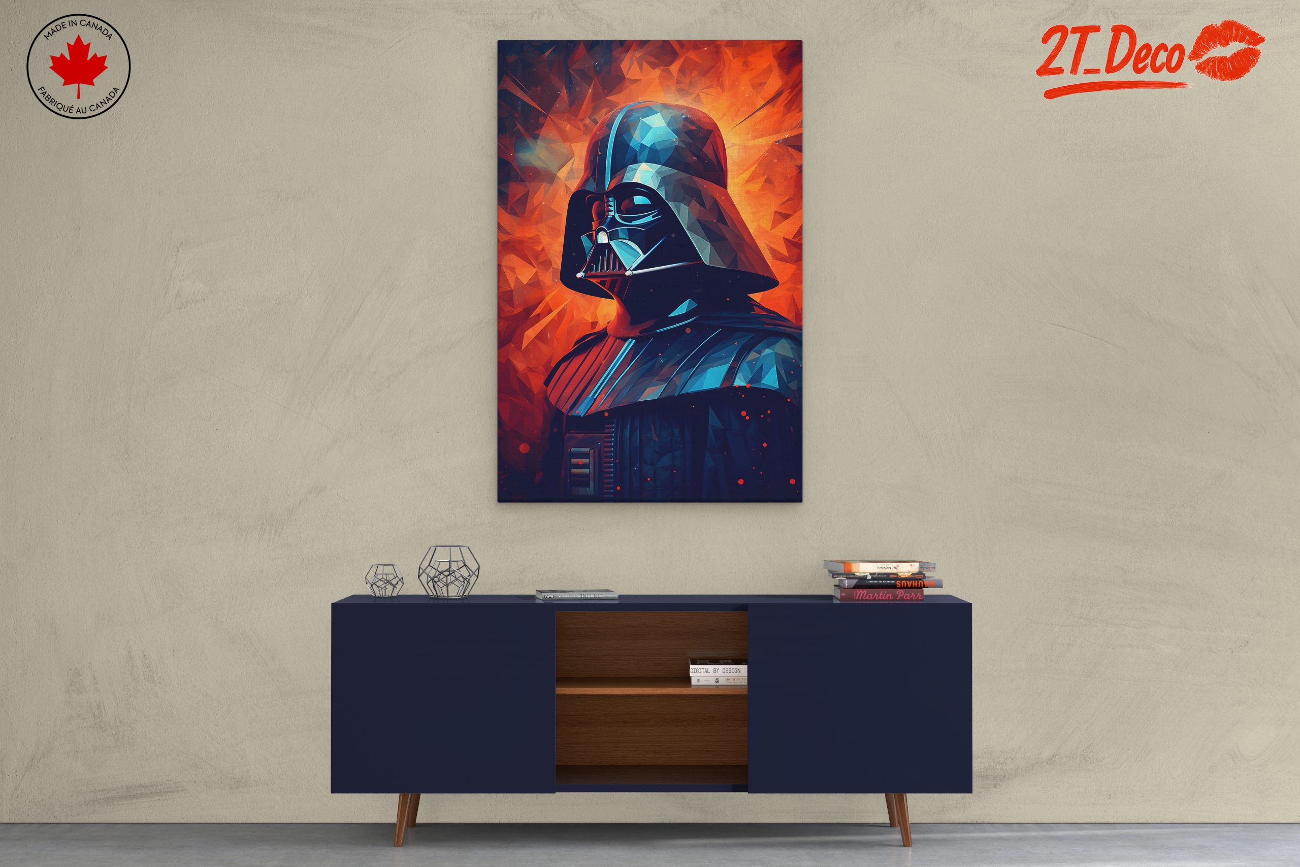 Stylized Darth Vader Character Art 3 - Image 3
