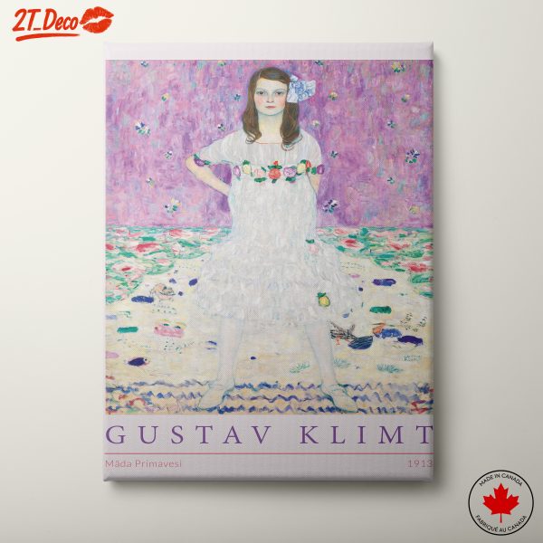 Gustav Klimt Mäda Primavesi Portrait Art