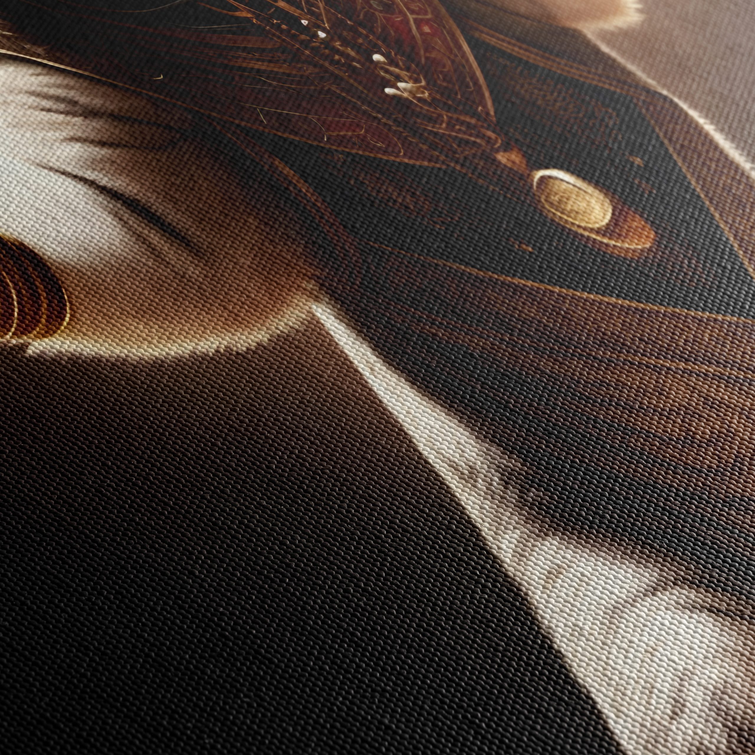 Regal Cat in Egyptian Attire Artwork - Image 5