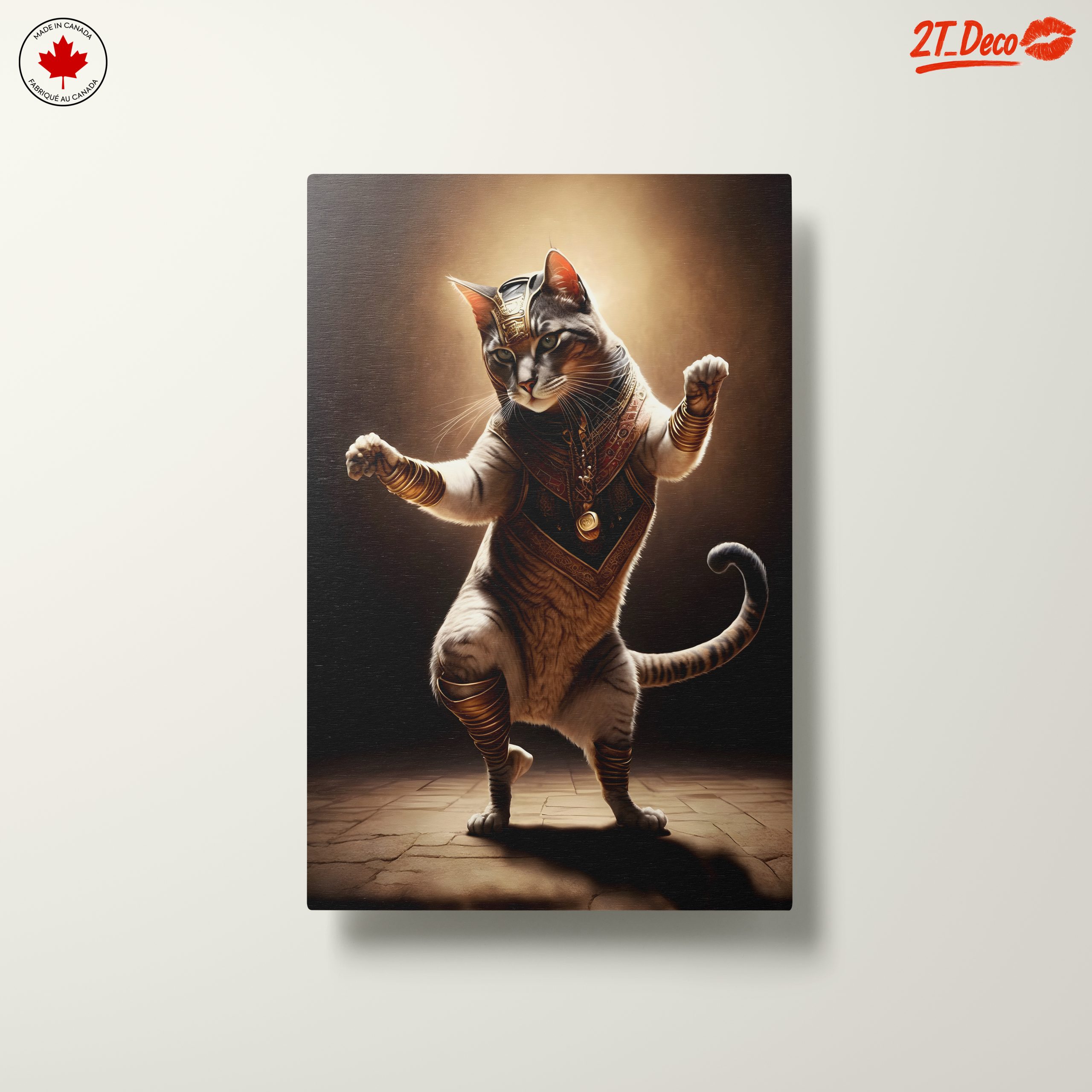 Regal Cat in Egyptian Attire Artwork - Image 10