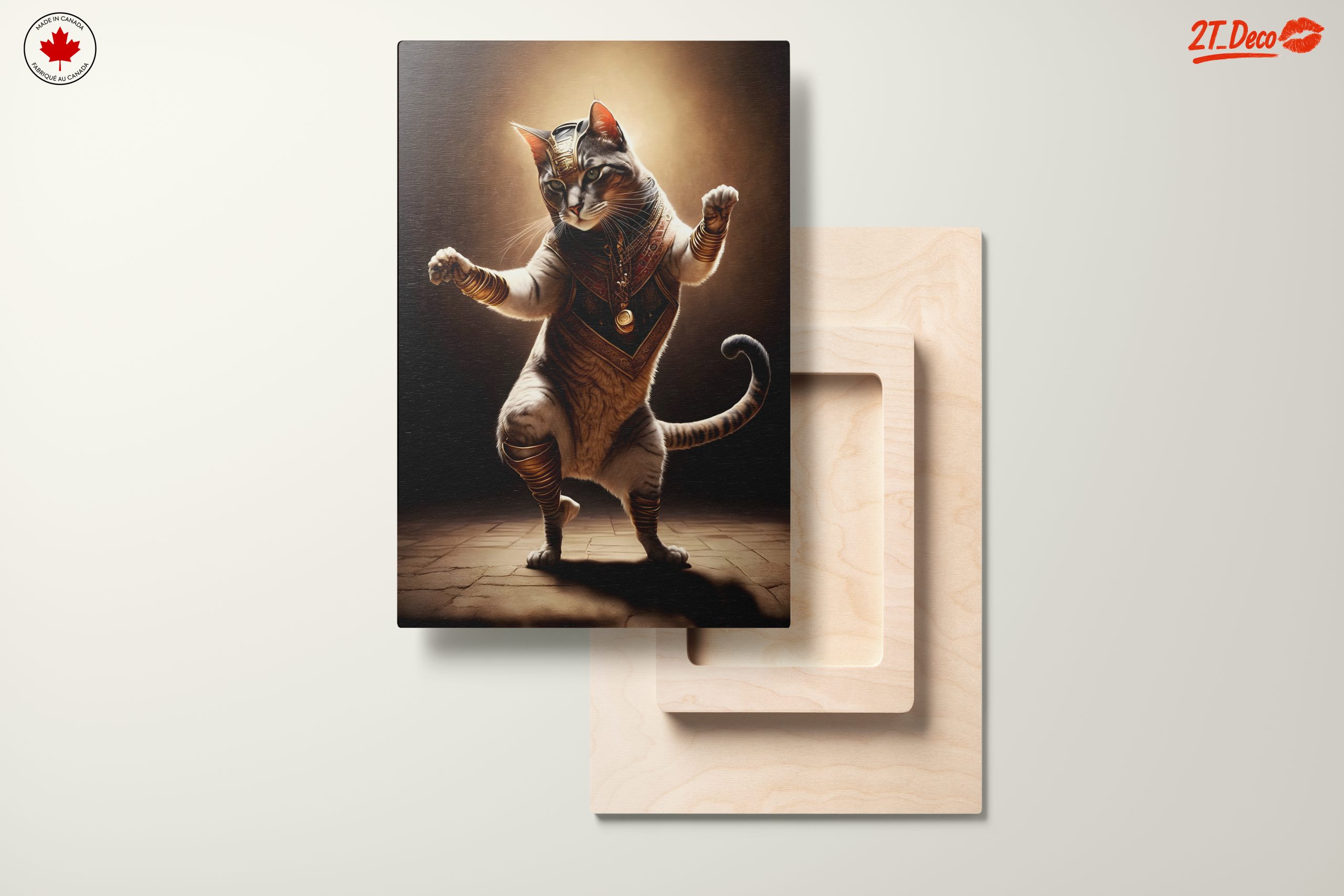 Regal Cat in Egyptian Attire Artwork - Image 11