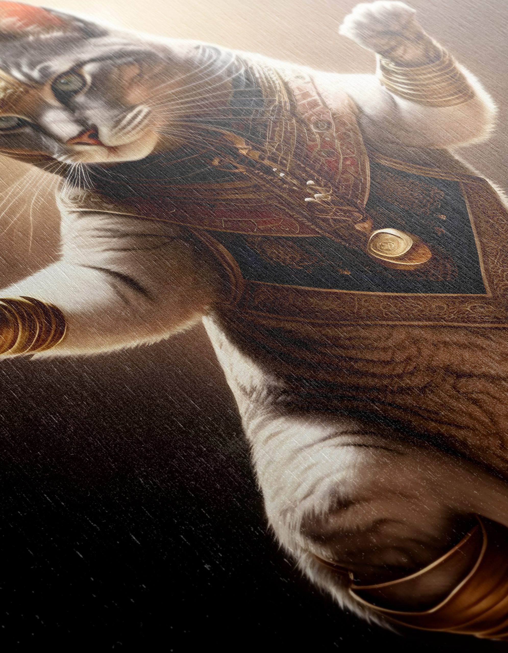 Regal Cat in Egyptian Attire Artwork - Image 12