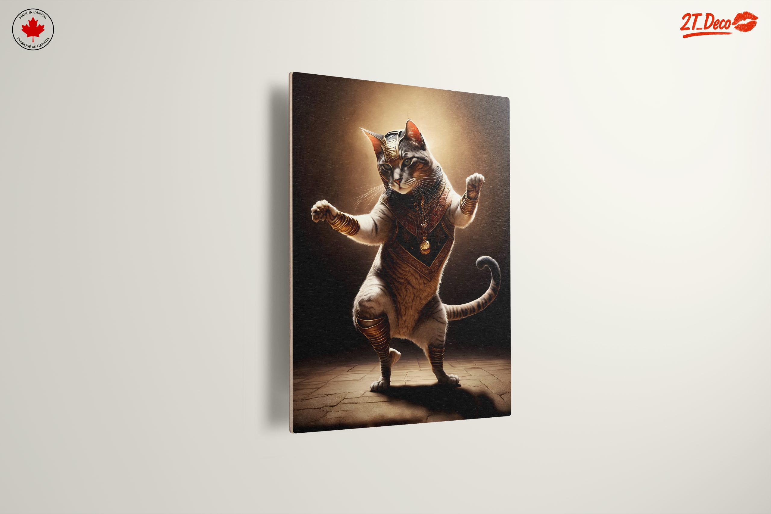 Regal Cat in Egyptian Attire Artwork - Image 13