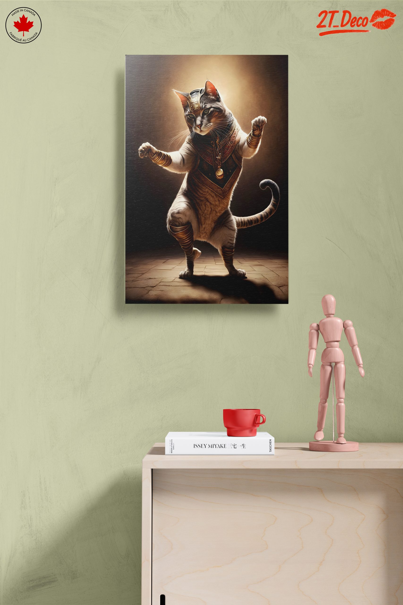 Regal Cat in Egyptian Attire Artwork - Image 14