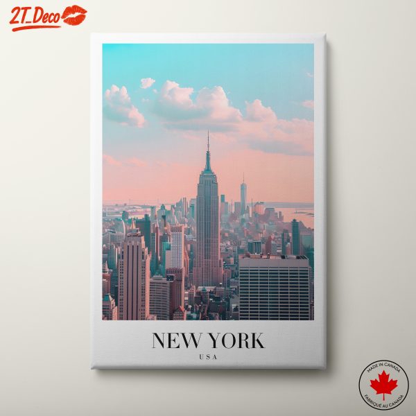 Contemporary Urban Skyline of New York