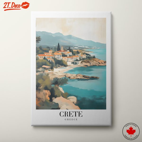 Scenic Coastal View of Crete