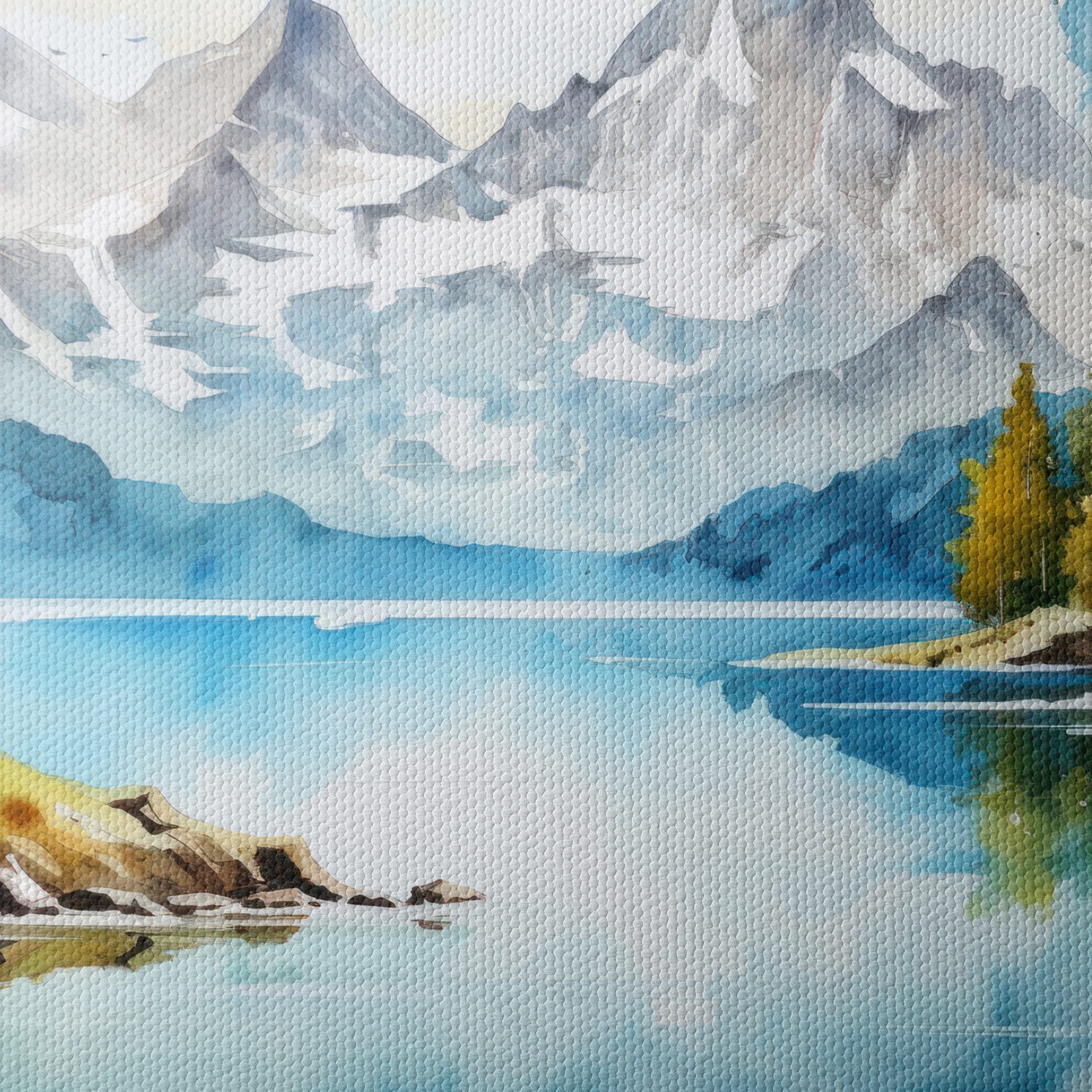 Serene Mountain and Lake Landscape - Image 4