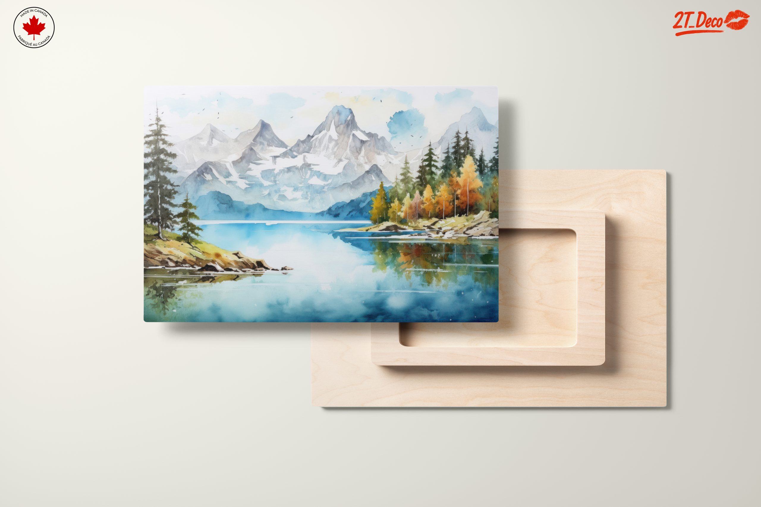 Serene Mountain and Lake Landscape - Image 11