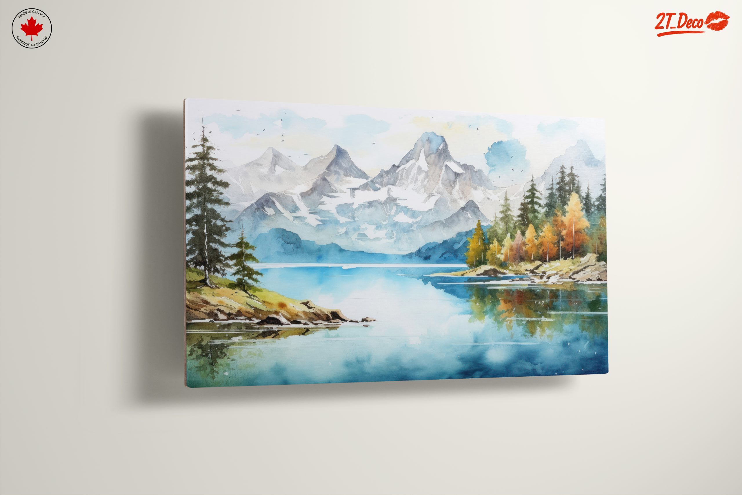 Serene Mountain and Lake Landscape - Image 13