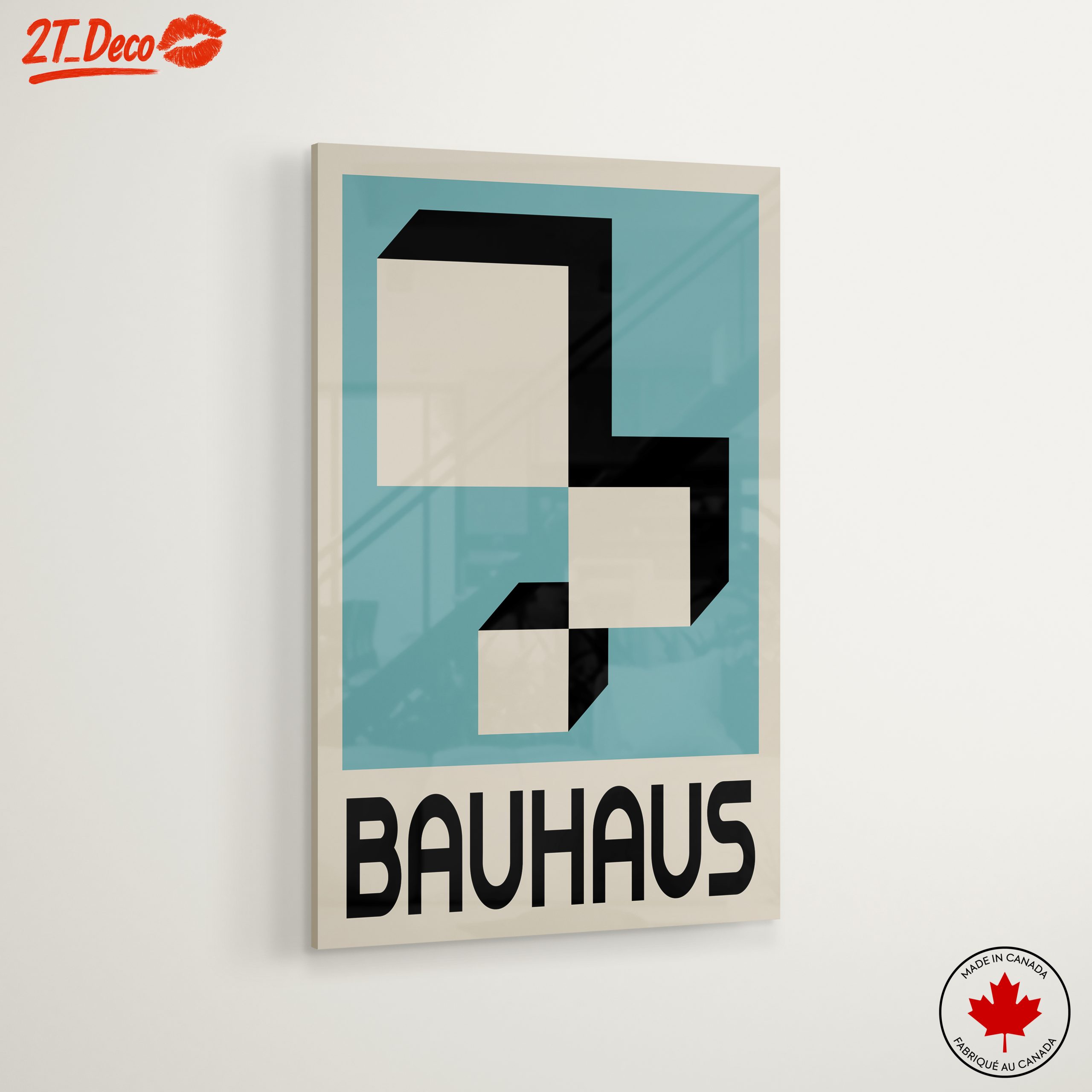 Geometric Bauhaus Artwork with Minimalist Design - Image 6