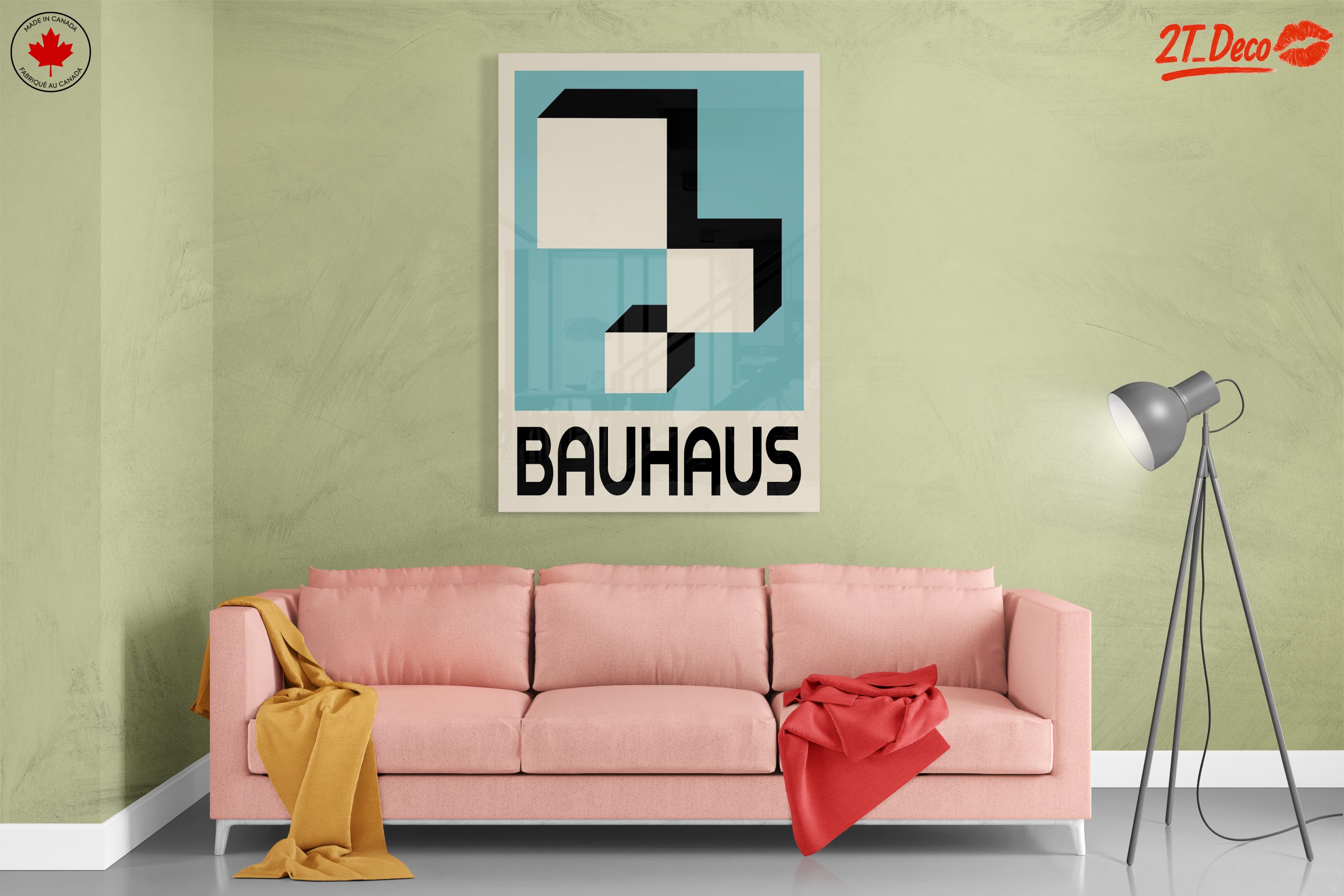 Geometric Bauhaus Artwork with Minimalist Design - Image 7