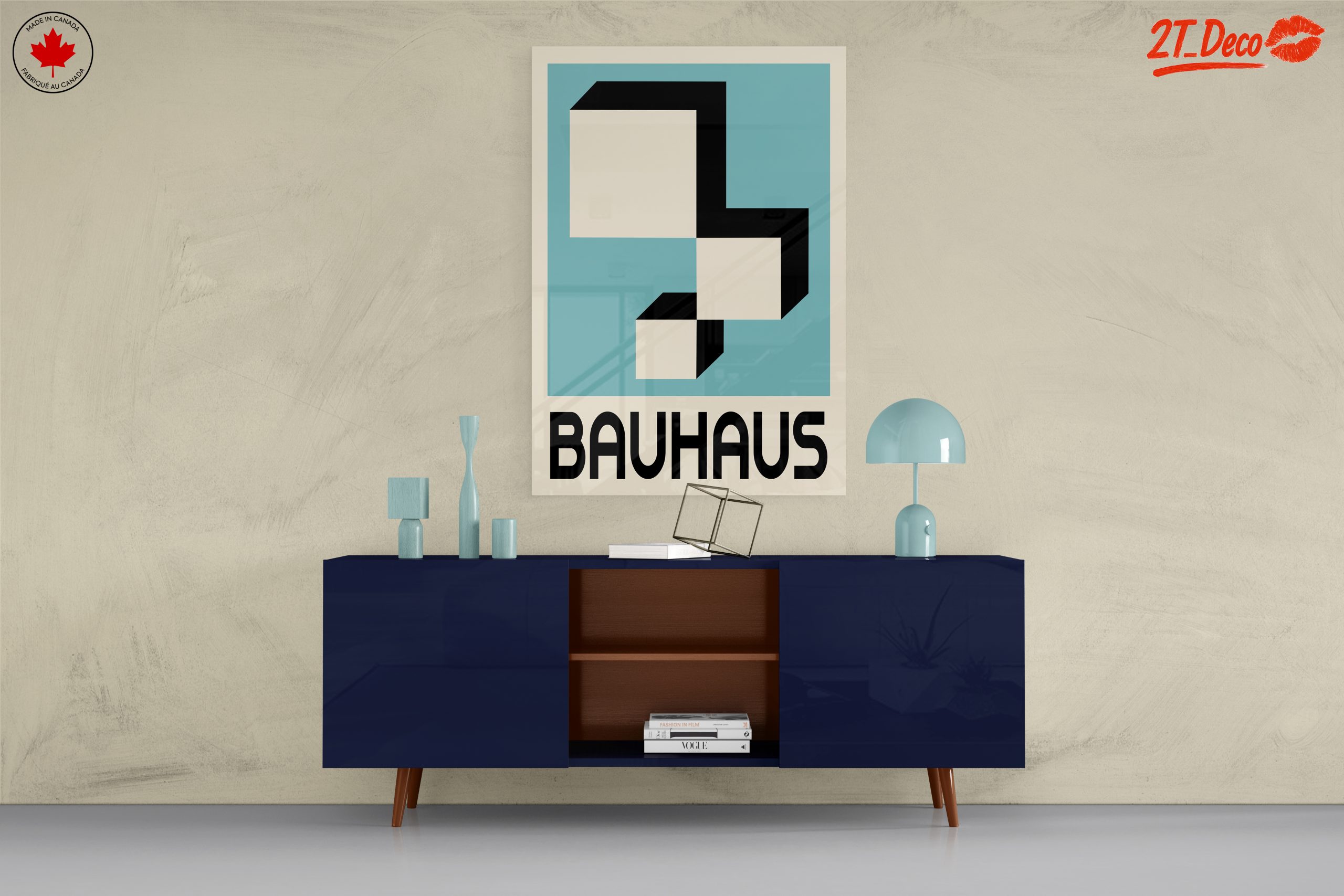 Geometric Bauhaus Artwork with Minimalist Design - Image 8