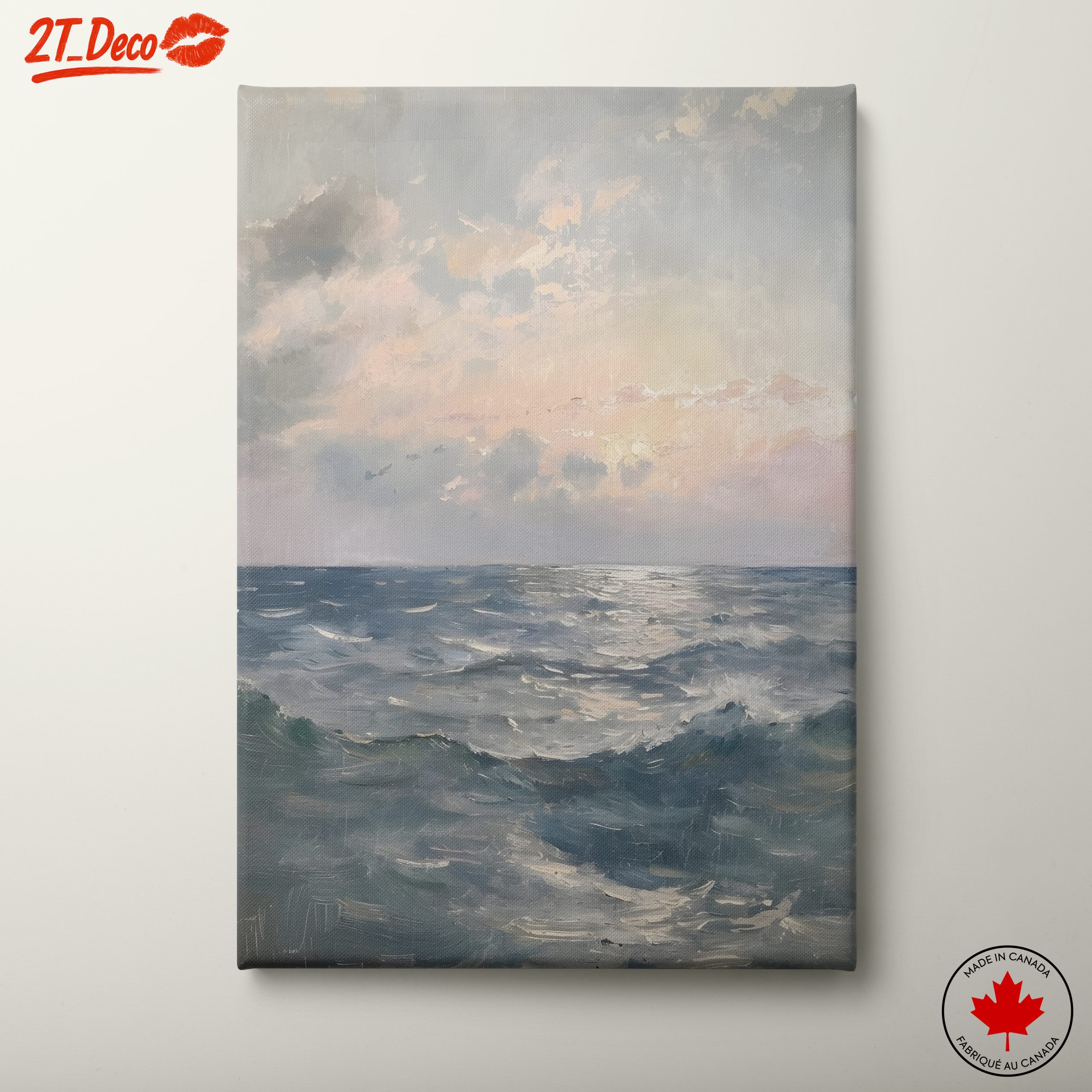 Serene Ocean View with Soft Sky