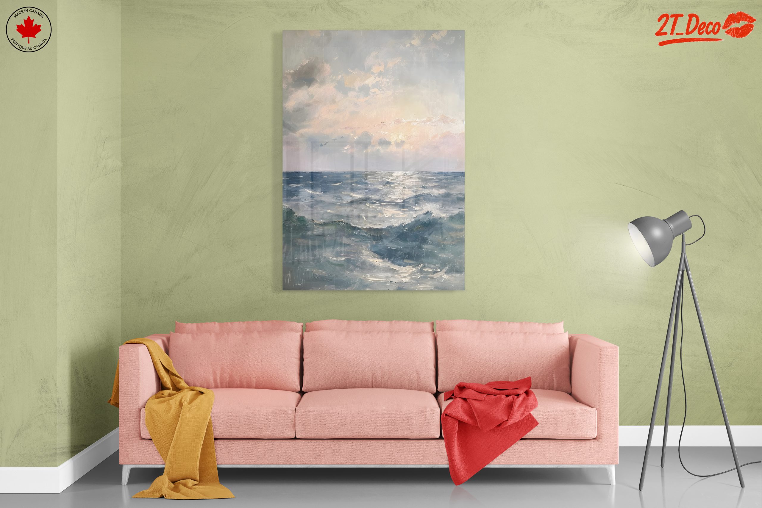 Serene Ocean View with Soft Sky - Image 7