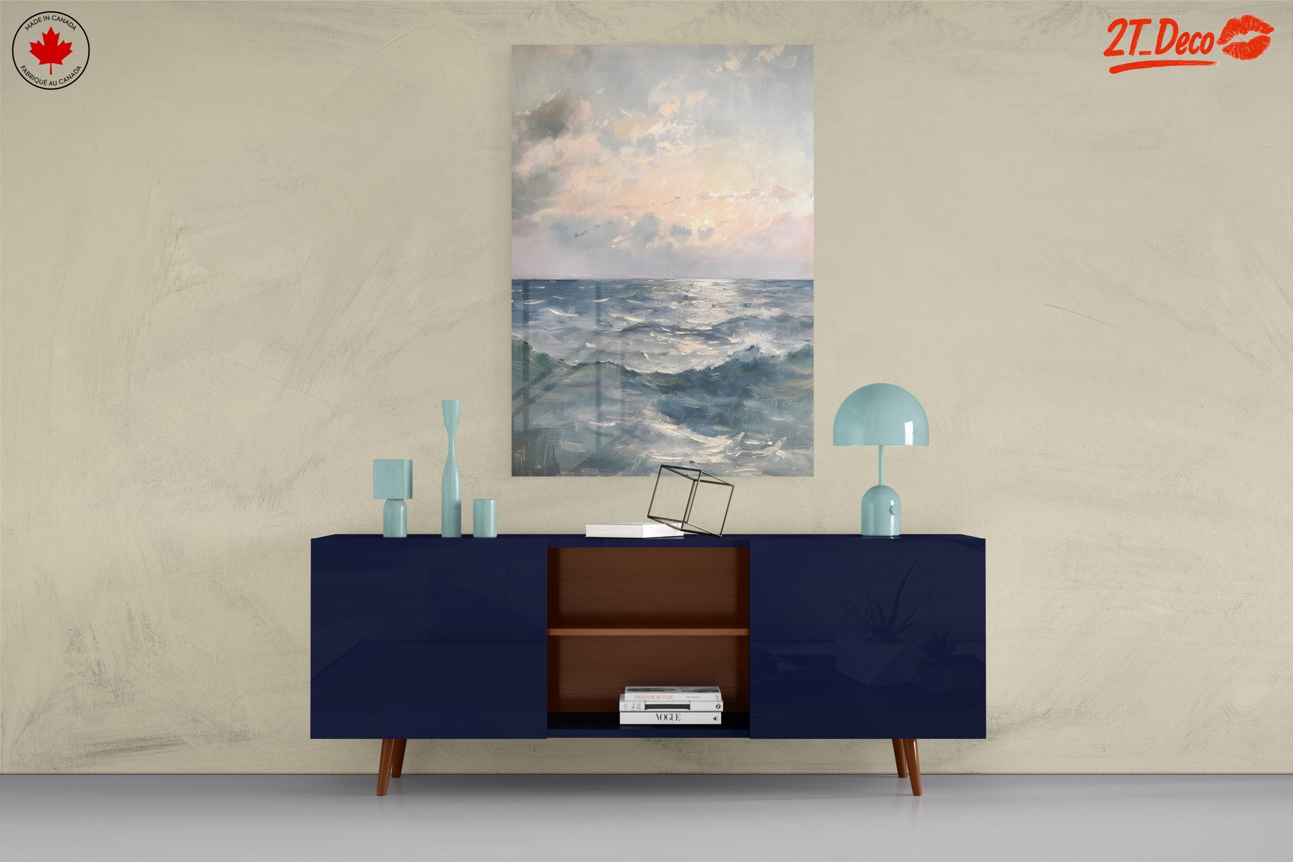 Serene Ocean View with Soft Sky - Image 8