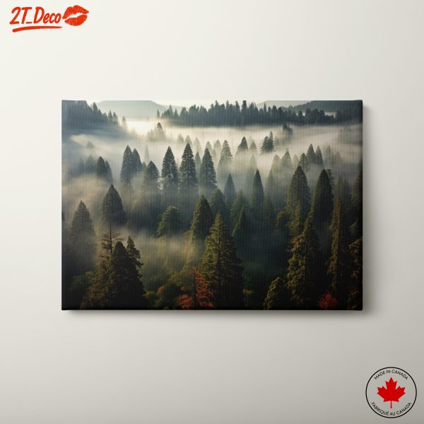 Misty Forest Landscape Art 2