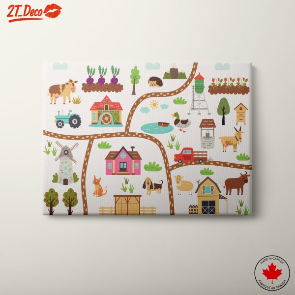 Charming Farm Animal Illustrations for Kids