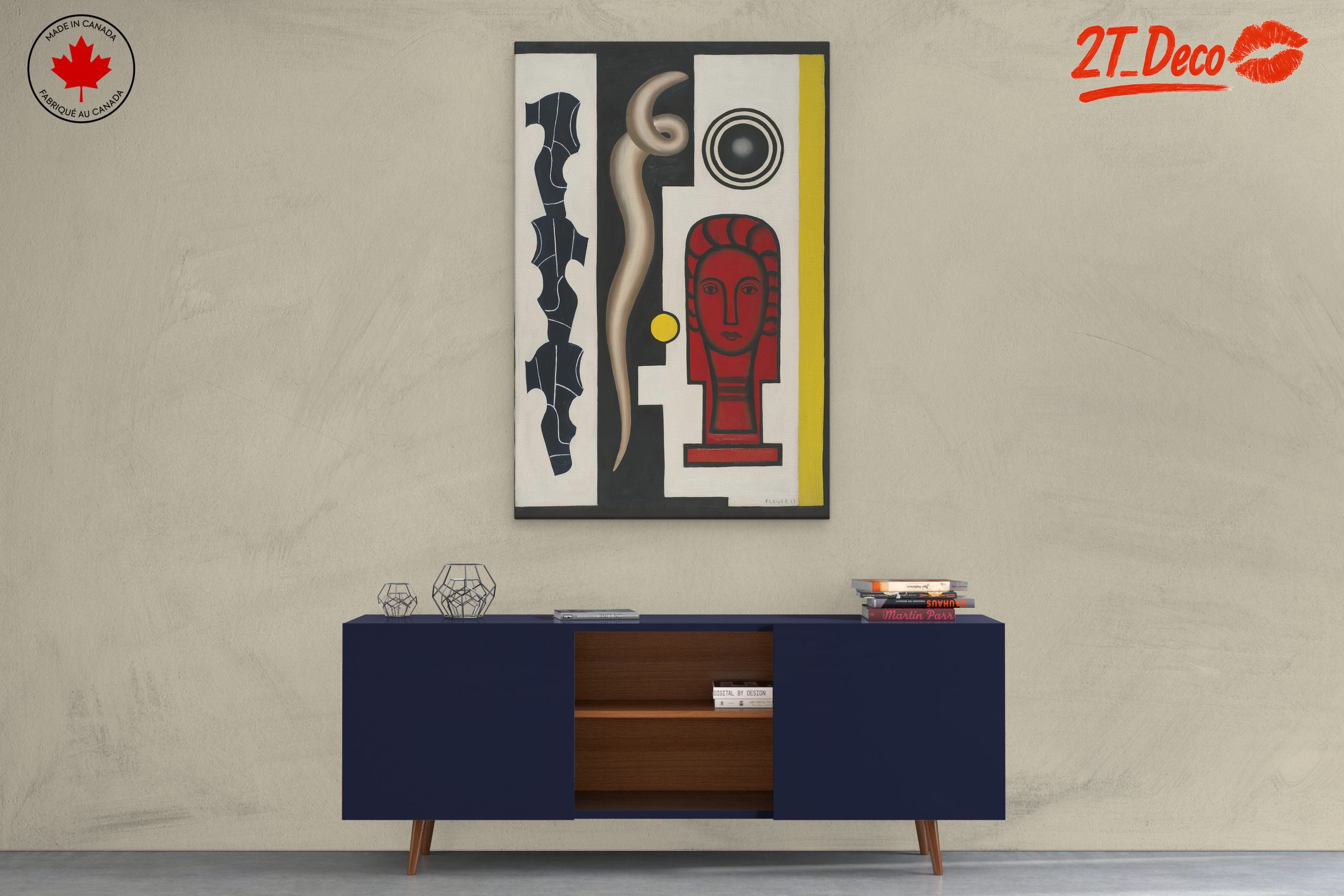 Colorful Abstract Figurative Artwork - Image 3