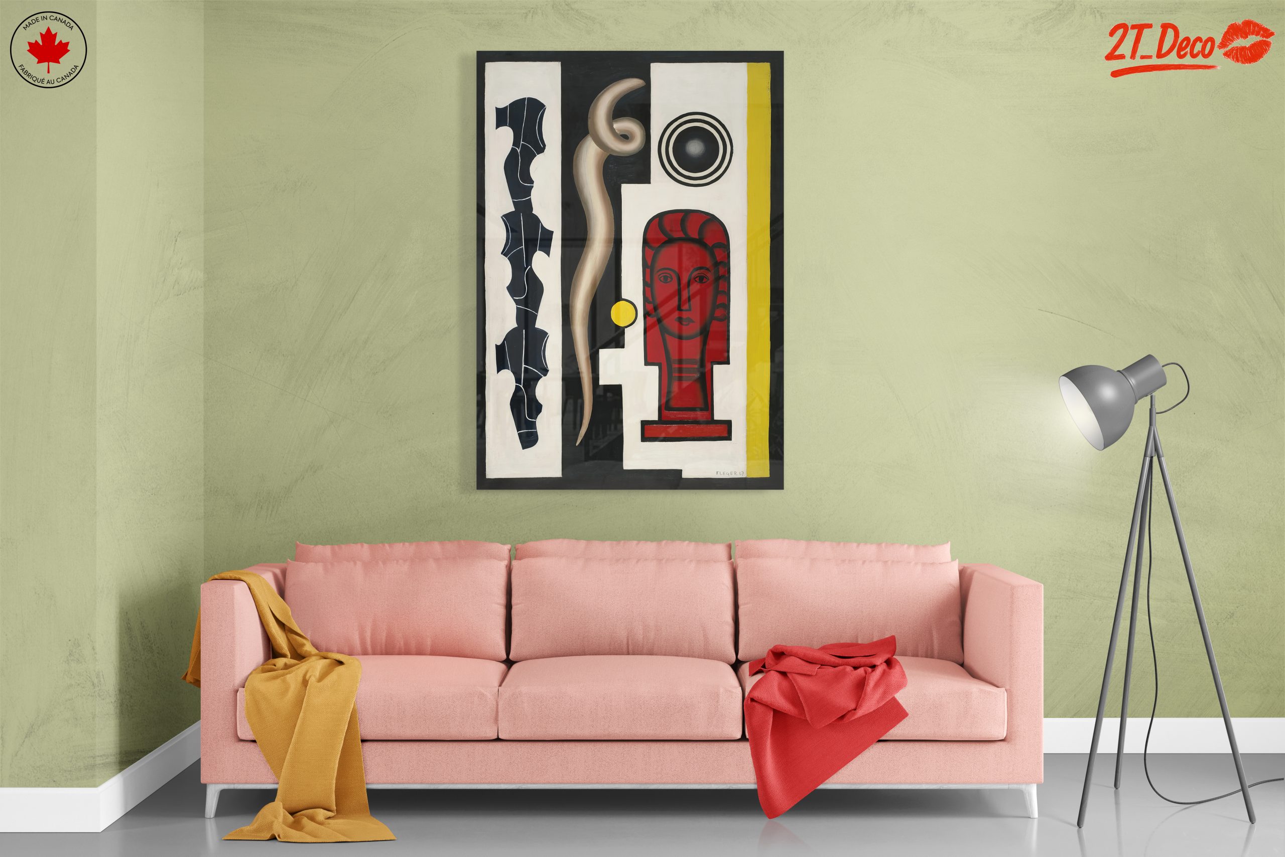 Colorful Abstract Figurative Artwork - Image 7