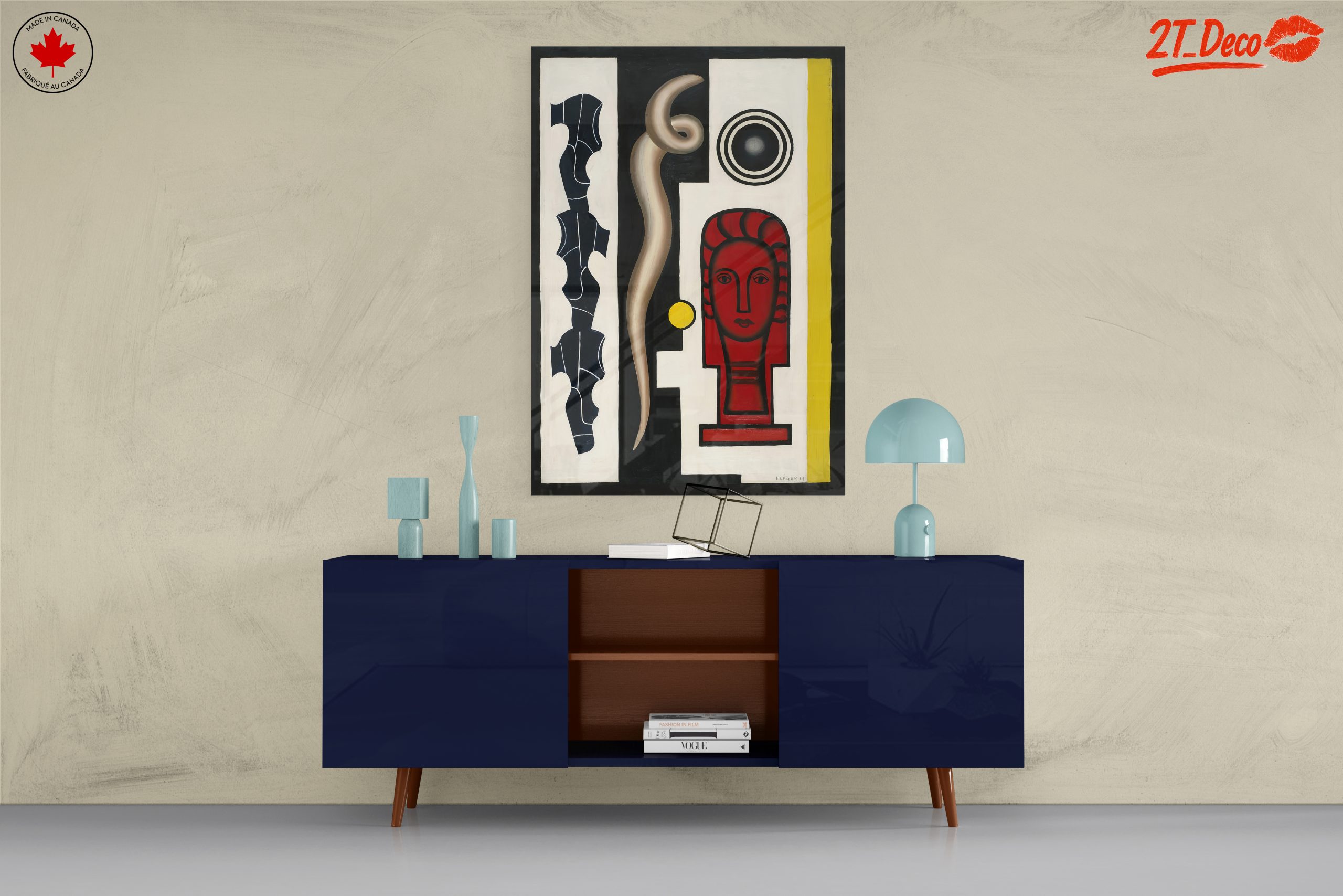 Colorful Abstract Figurative Artwork - Image 8