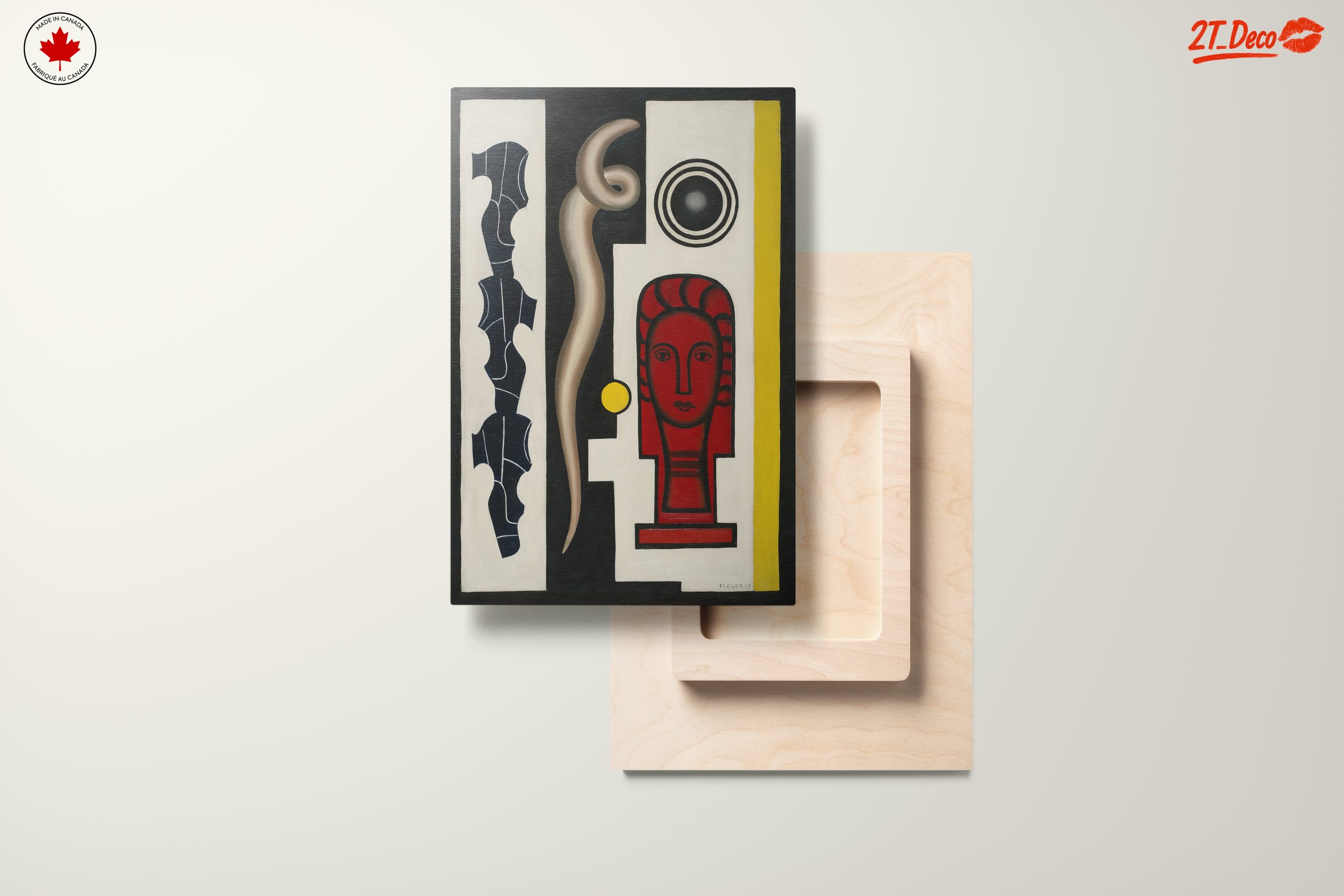 Colorful Abstract Figurative Artwork - Image 11