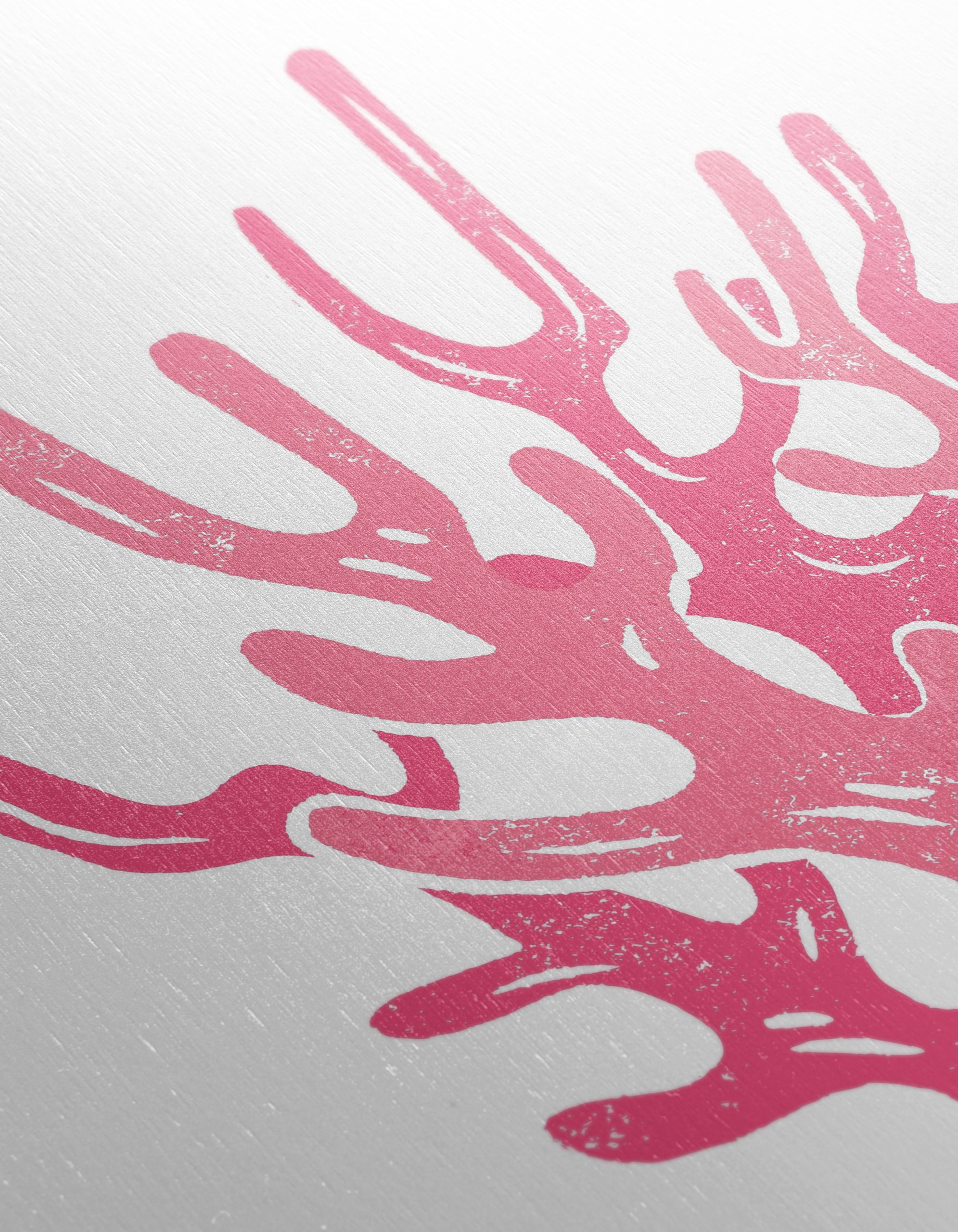 Stylized Pink Coral Abstract Art - Image 12