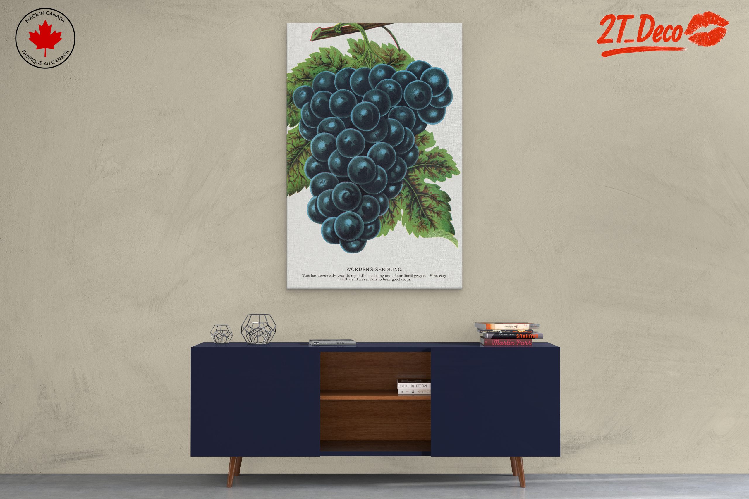Abstract Grapes Art For Home Decor - Image 3