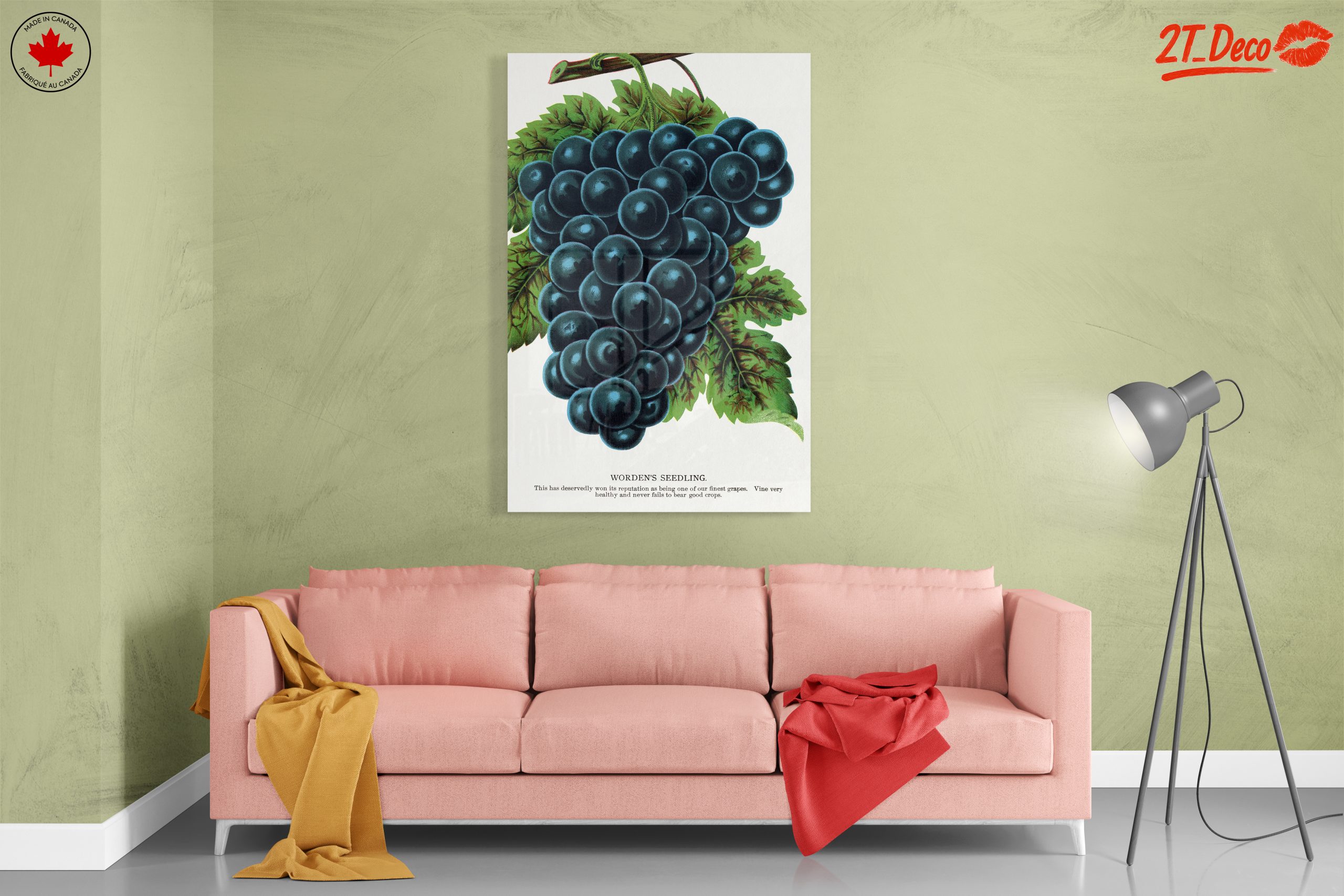 Abstract Grapes Art For Home Decor - Image 7