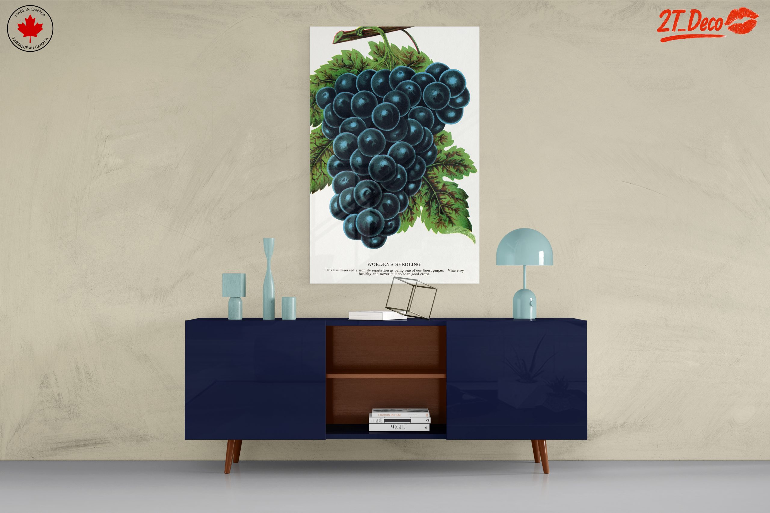 Abstract Grapes Art For Home Decor - Image 8