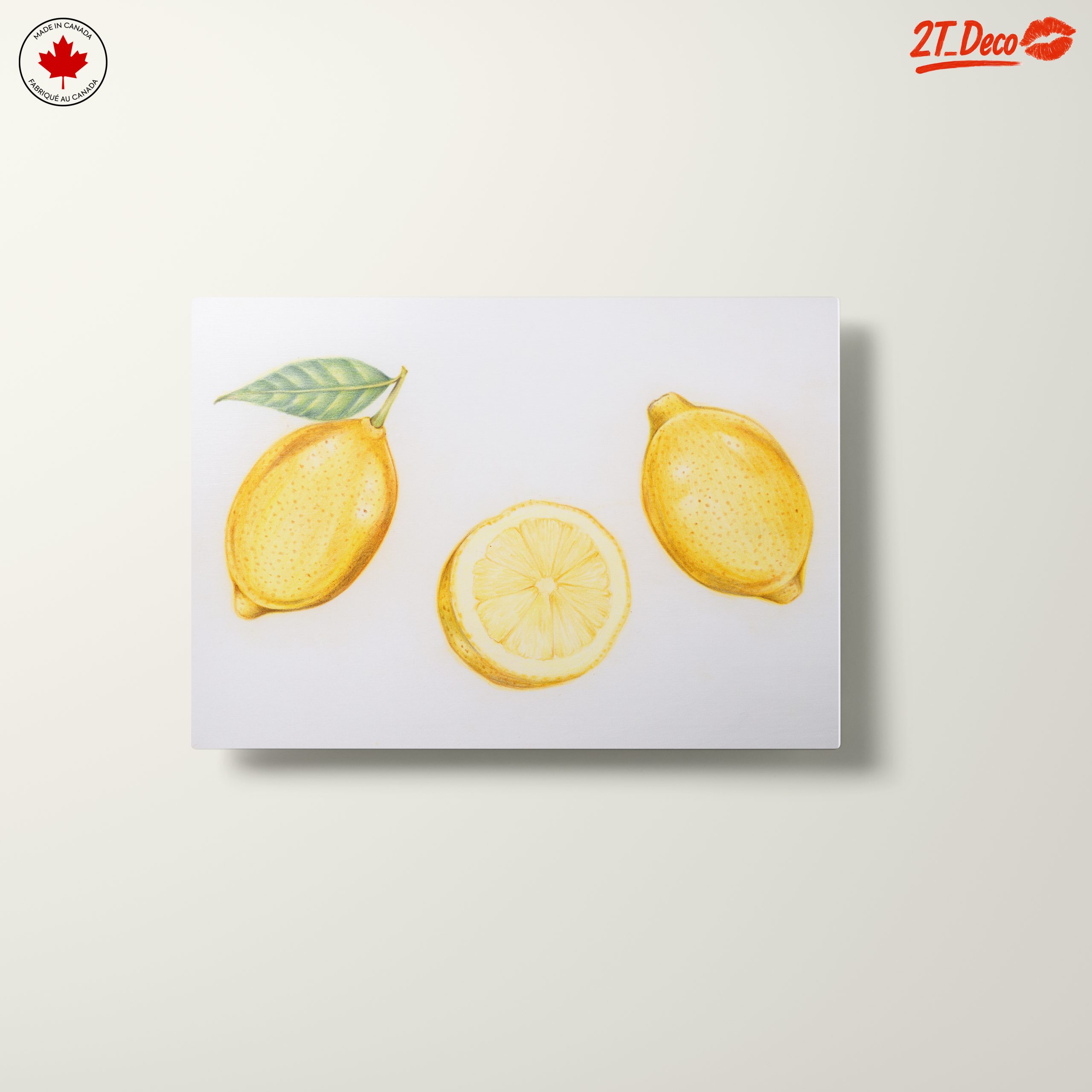 Artistic Lemon Illustration for Kitchen Decor - Image 10