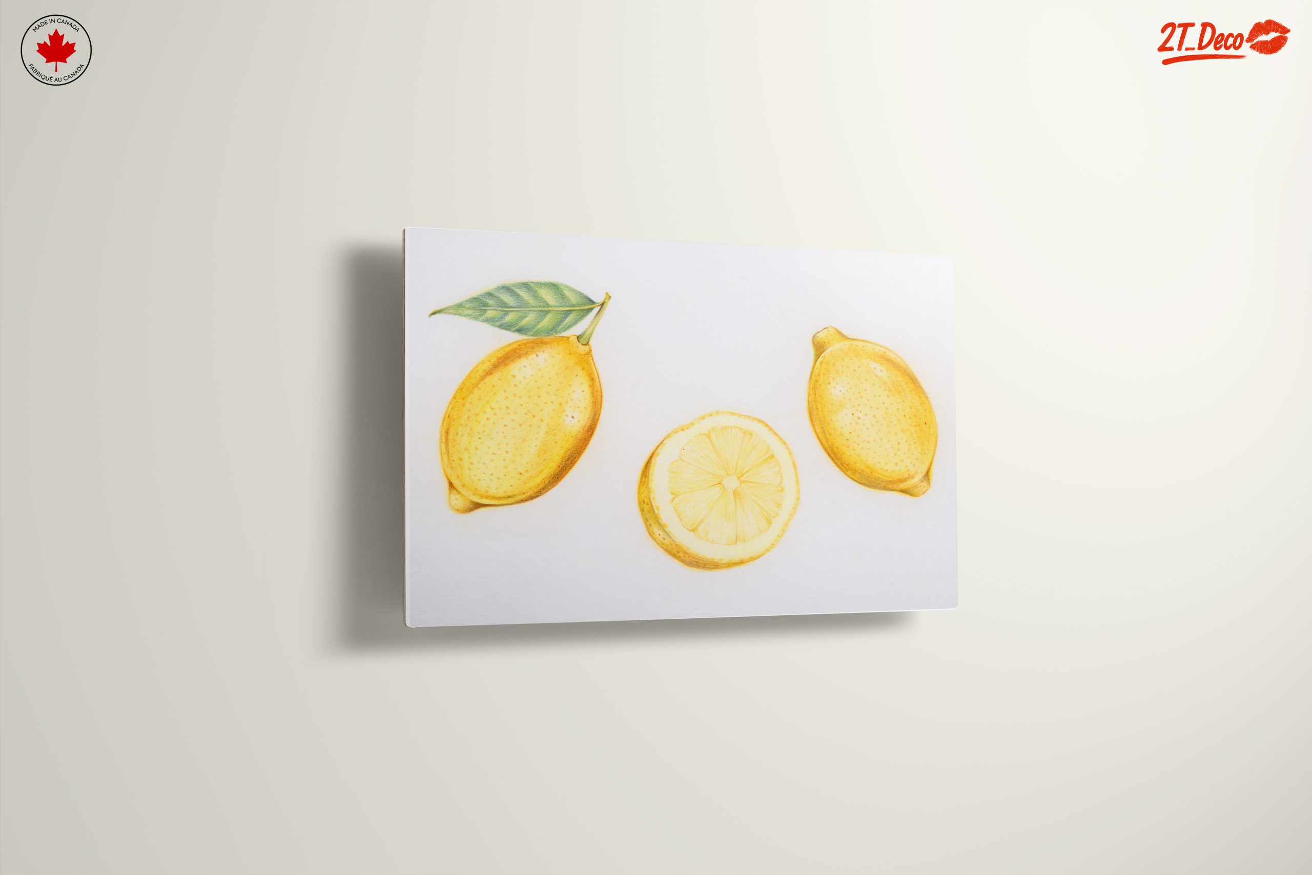Artistic Lemon Illustration for Kitchen Decor - Image 13