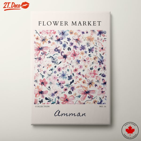 Flower Market Watercolor Artwork 2