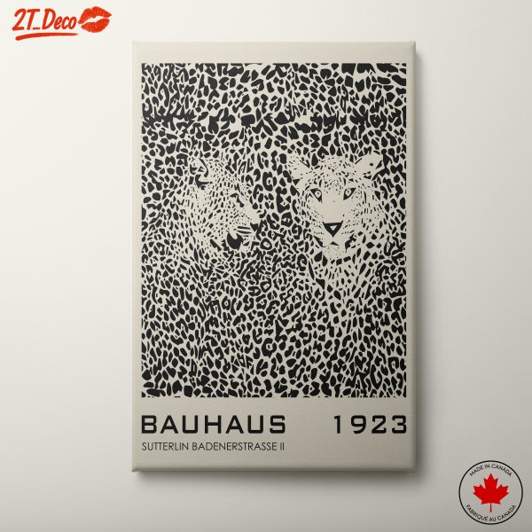 Bauhaus Inspired Leopard Art