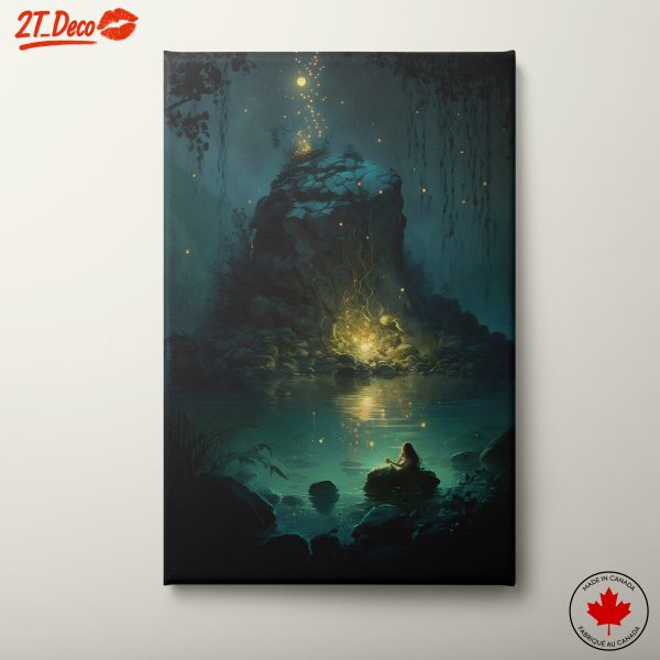 Enchanting Fantasy Nature Scene with Magic