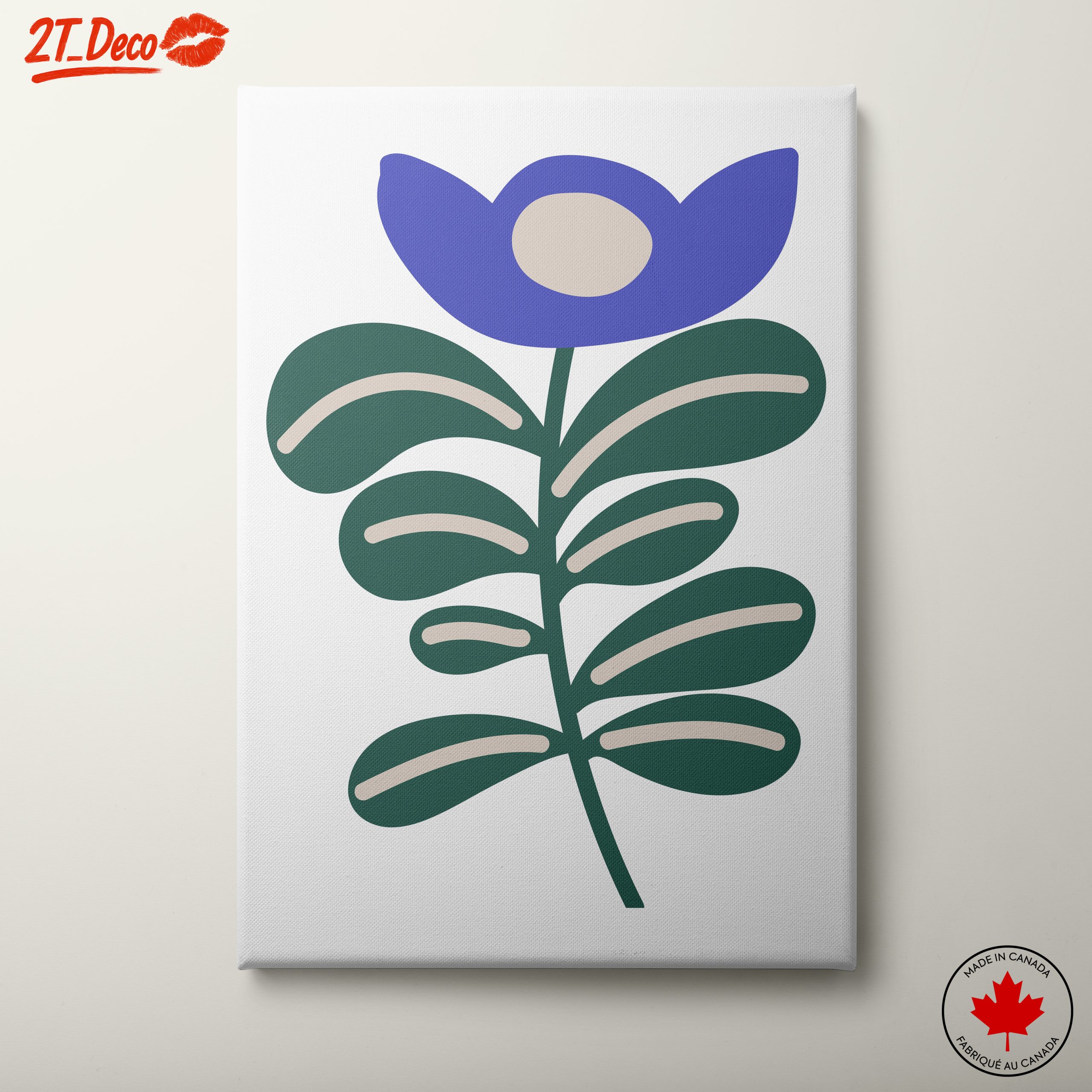 Stylized Botanical Flower Art 4