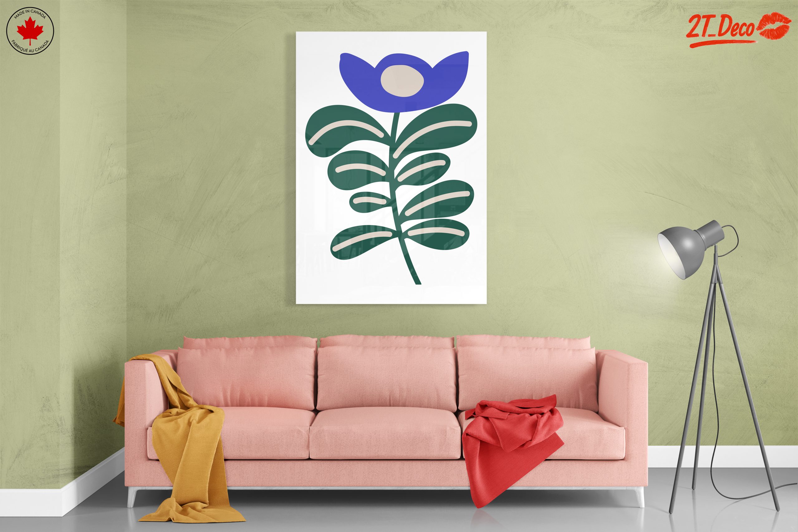 Stylized Botanical Flower Art 4 - Image 7