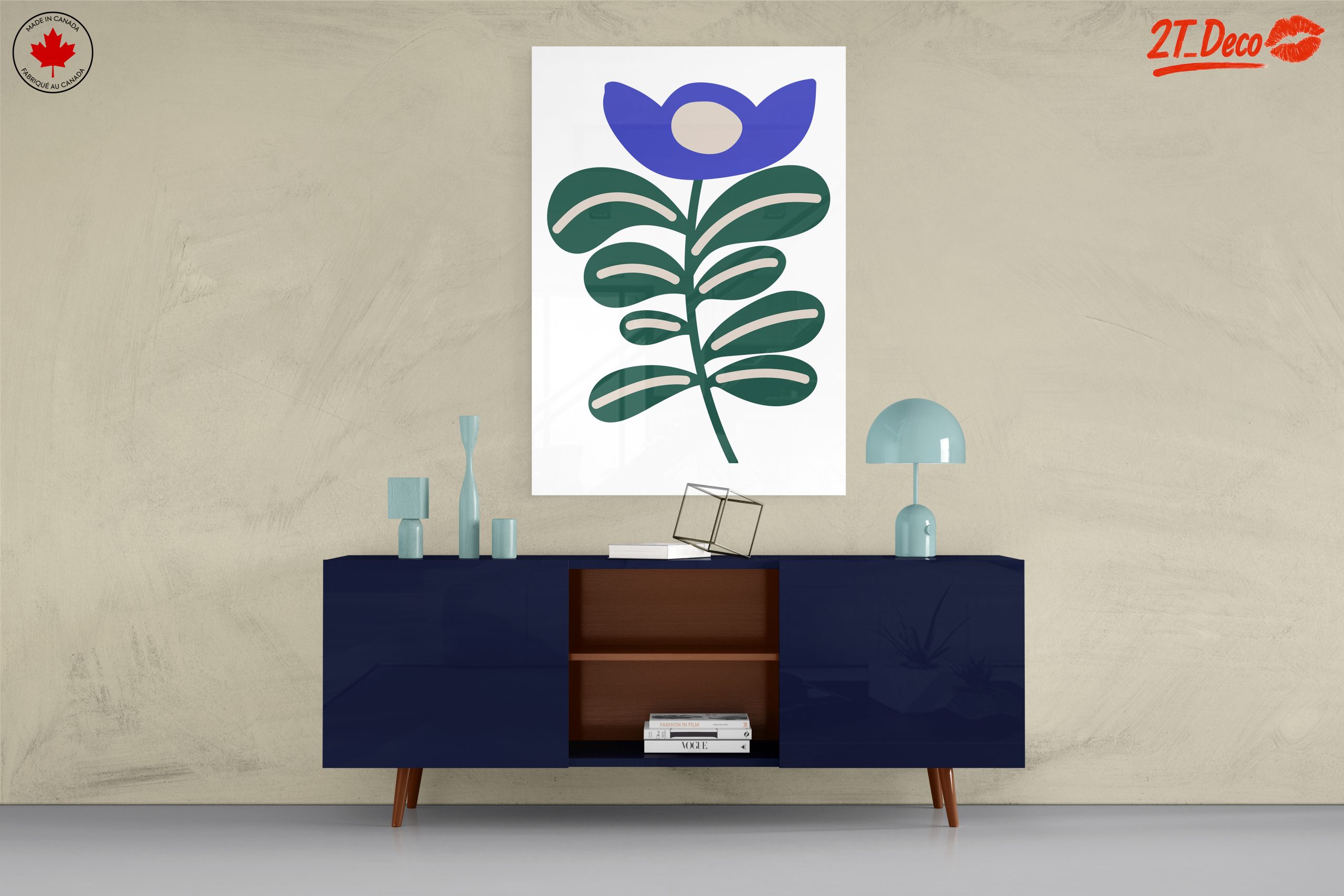Stylized Botanical Flower Art 4 - Image 8