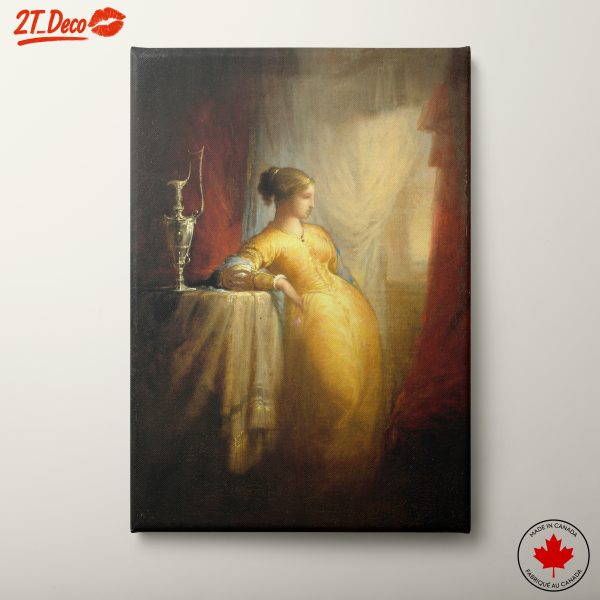 Elegant Portrait of a Woman in Historical Attire