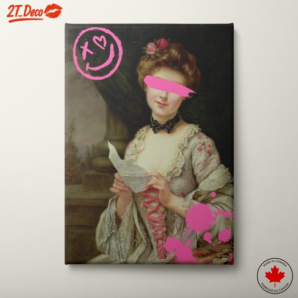 Classic Portrait with Contemporary Graffiti Elements